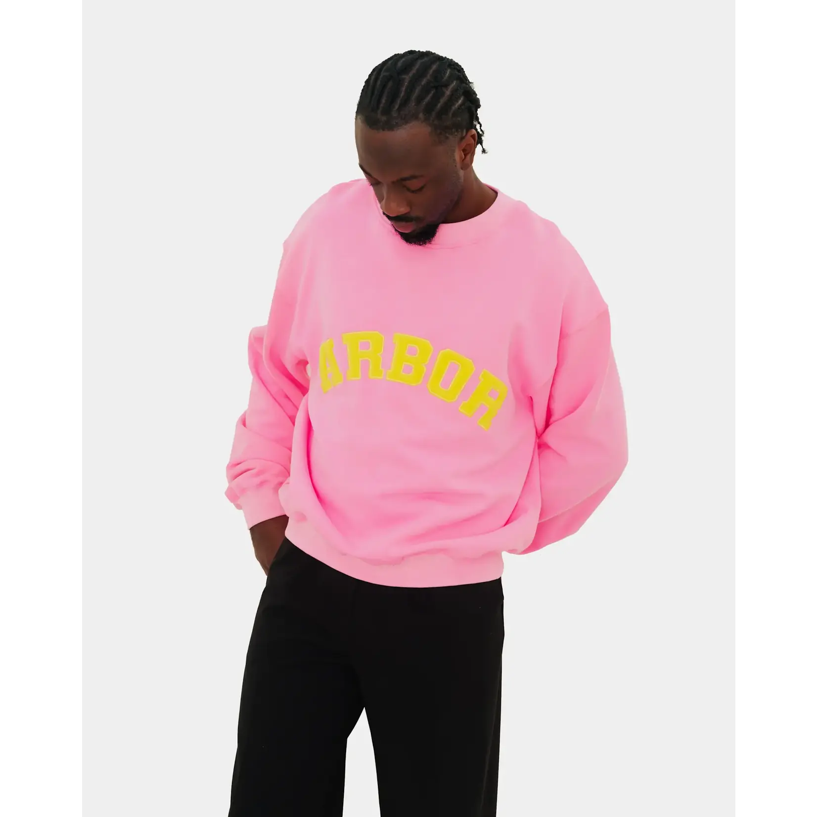 Arbor Antwerp Arbor Antwerp Yellow arbor crewneck Pink