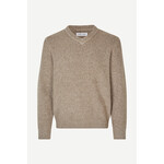 Samsoe & Samsoe Samsoe Samsoe Saezra v-neck greige mel.