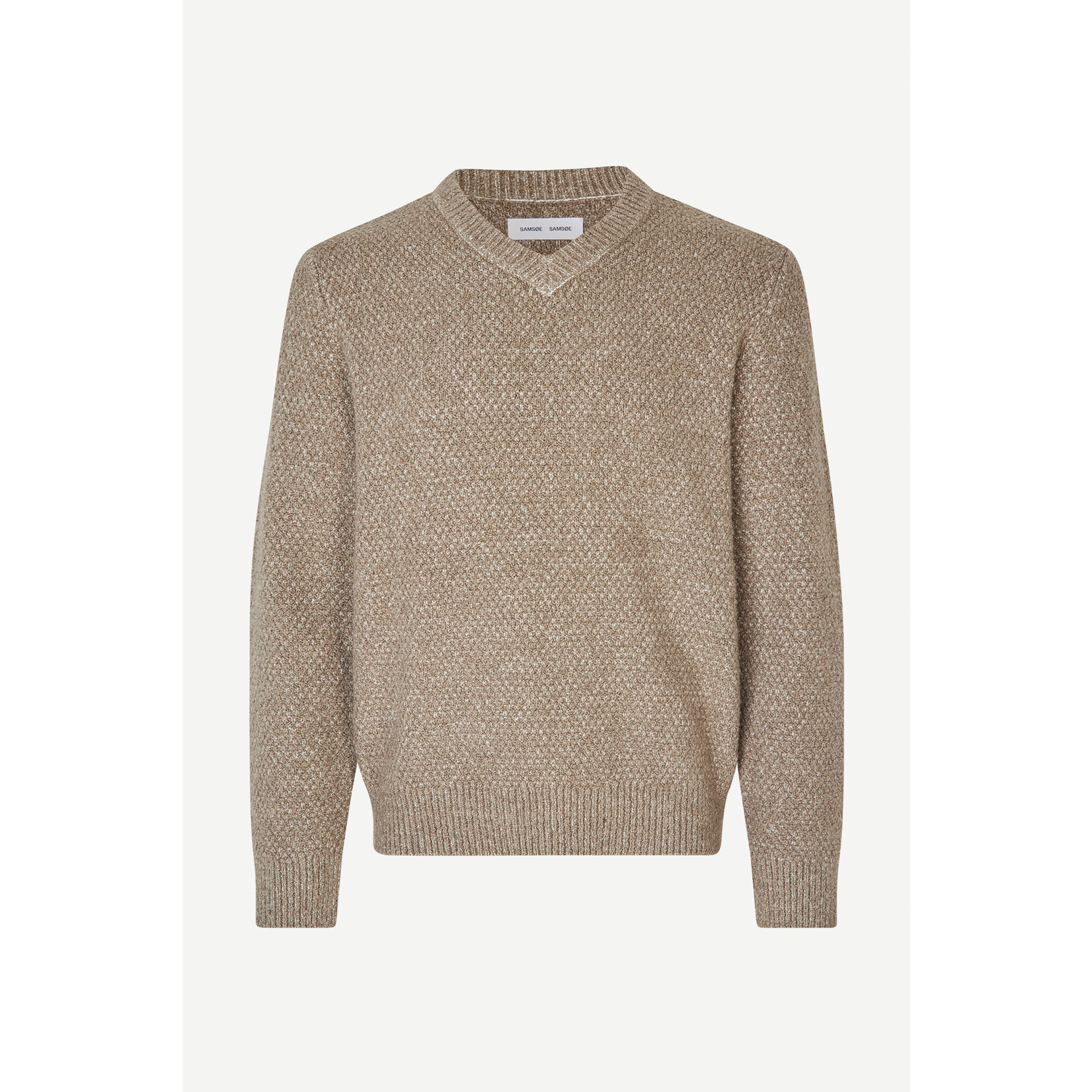 Samsoe & Samsoe Samsoe Samsoe Saezra v-neck greige mel.