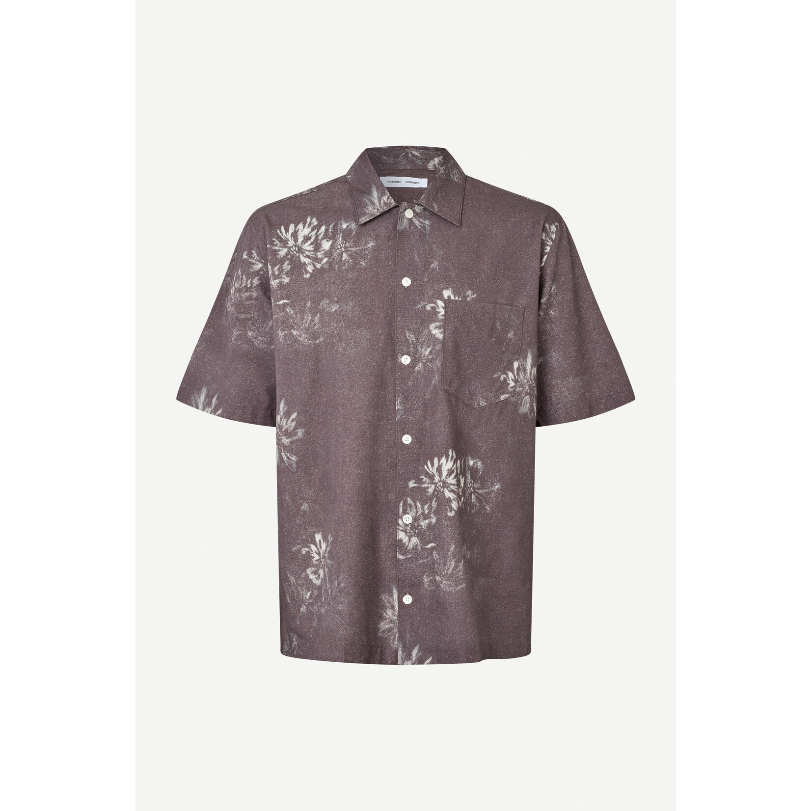 Samsoe & Samsoe Samsoe Samsoe Saayo P shirt fleur raisin