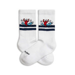 Jimmy Lion JL Kids Athletic Keith Haring Dolphin white