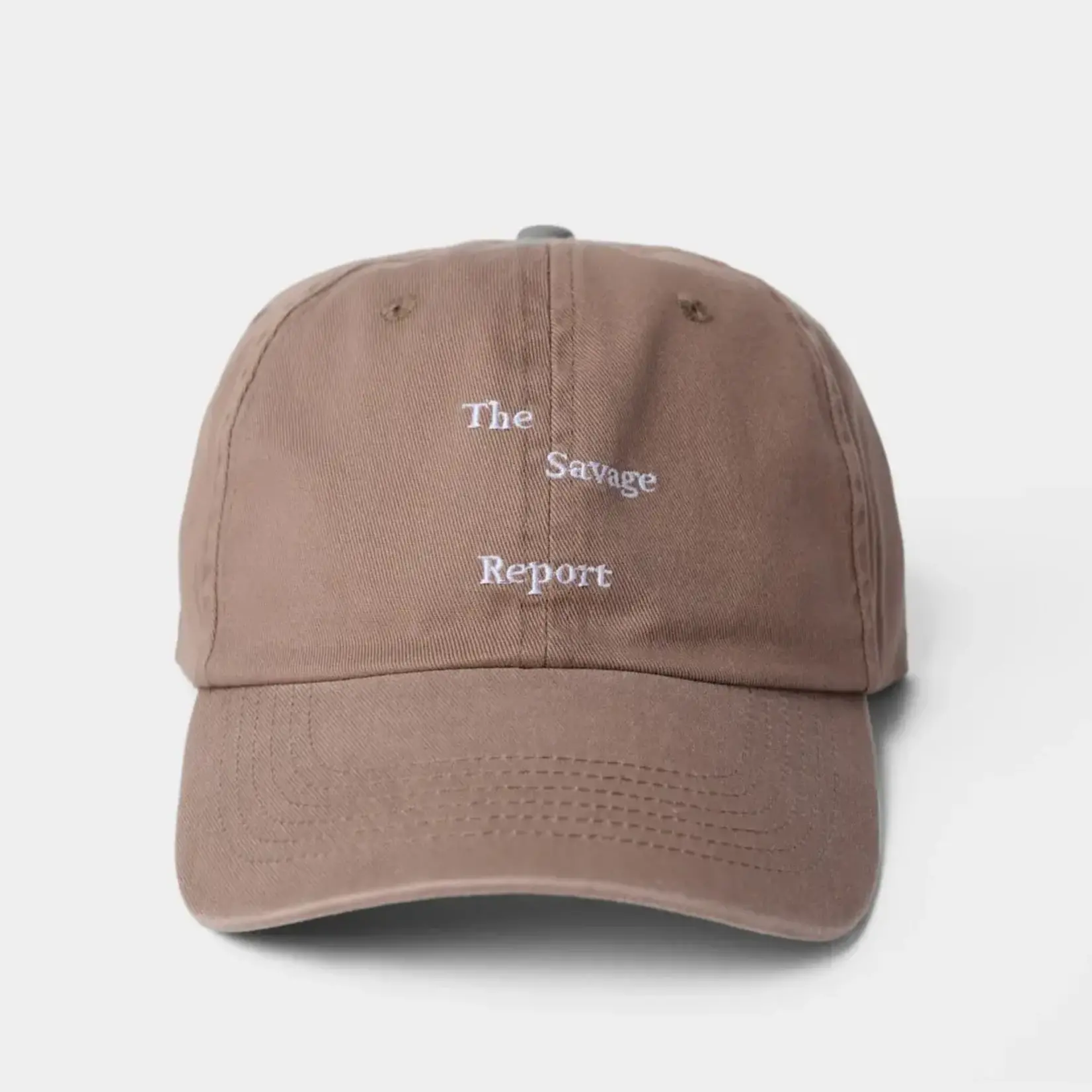The Savage Report The Savage Report Wave Logo Cap Brown