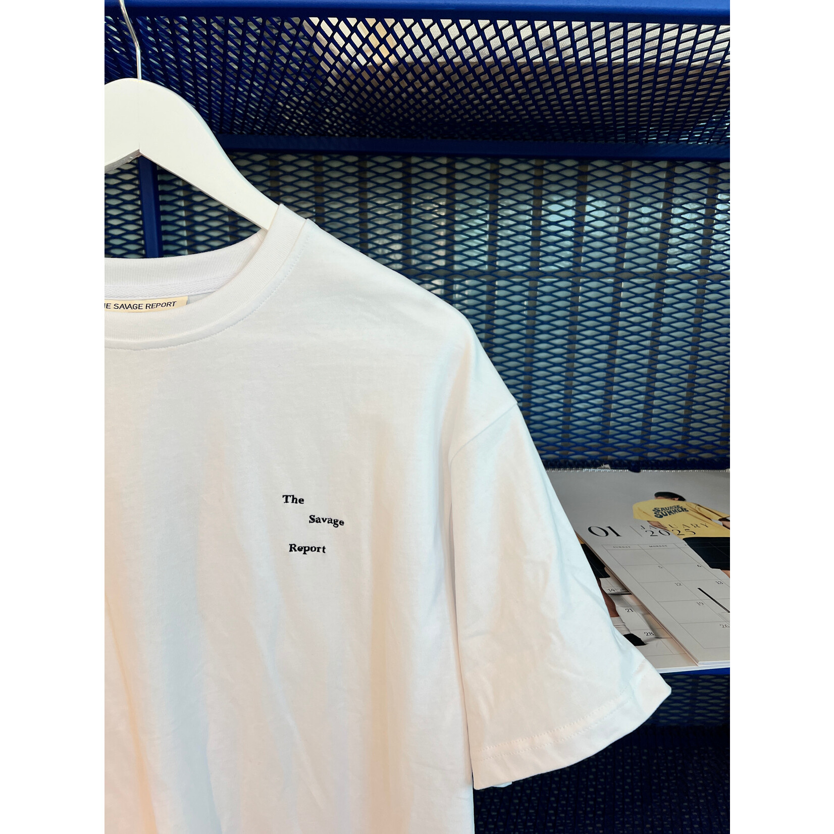 The Savage Report The Savage Report Wave Logo T-shirt White