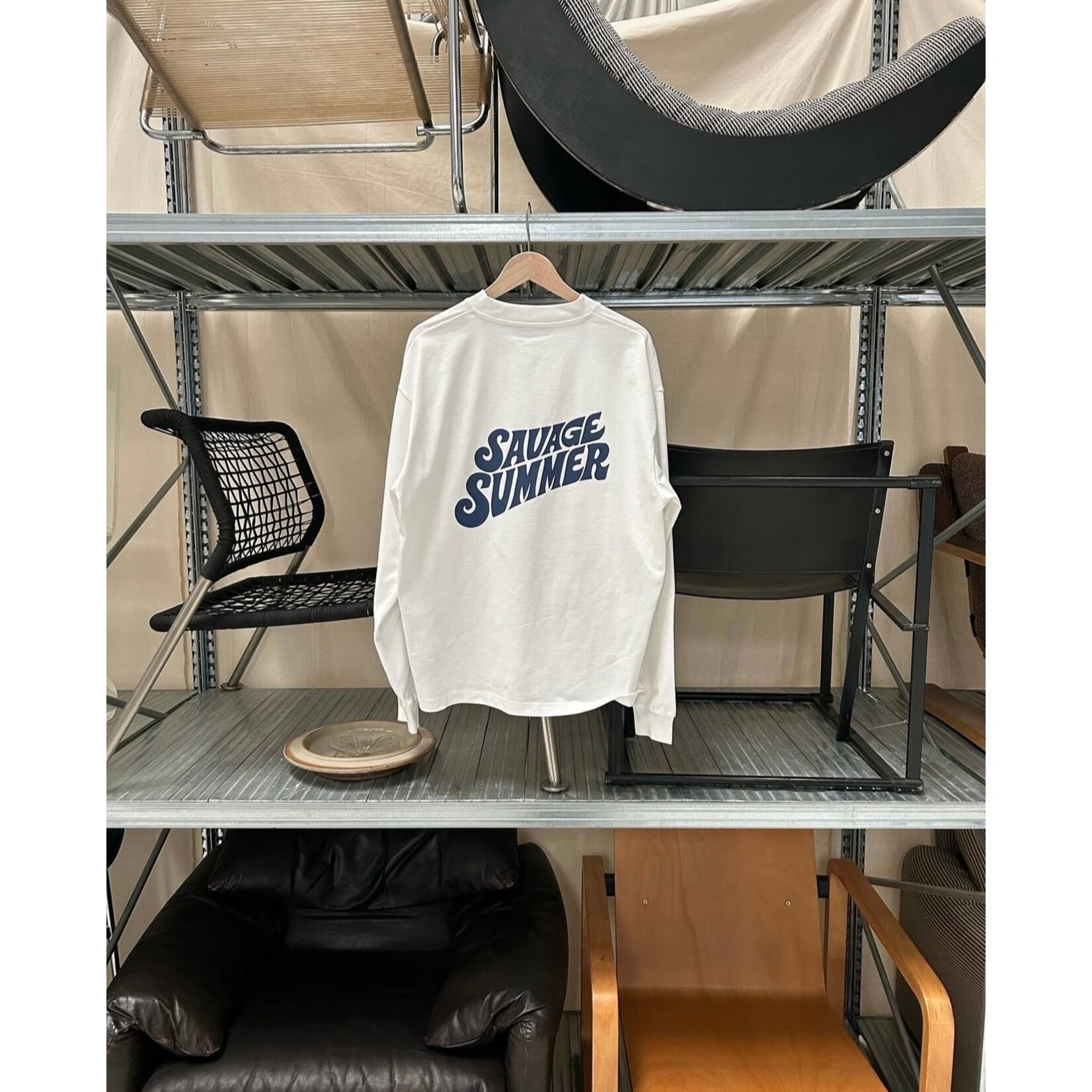 The Savage Report The Savage Report Savage Summer Longsleeve White