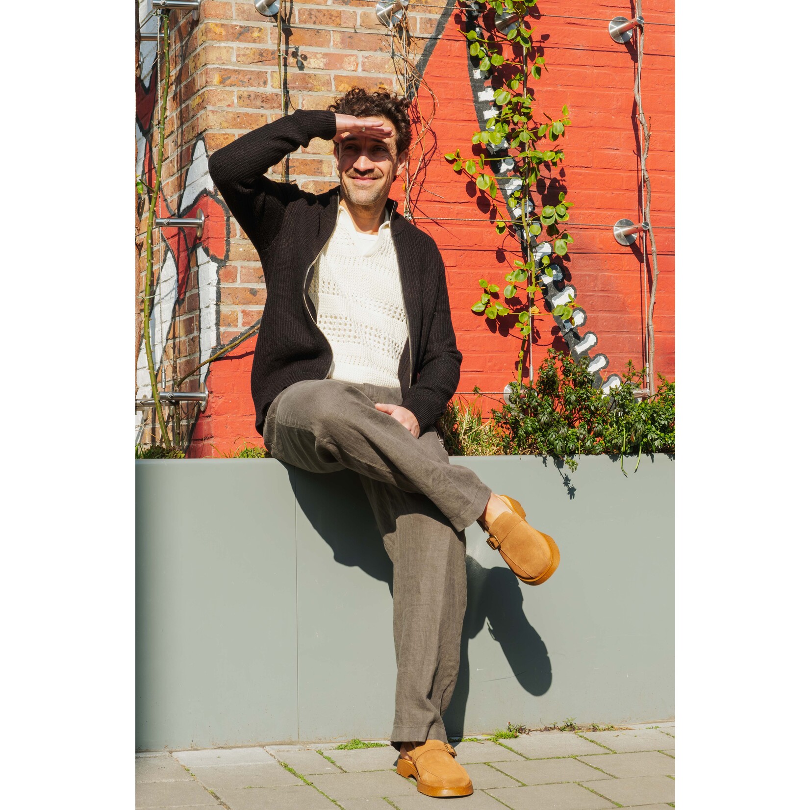 Samsoe & Samsoe Samsoe Samsoe Sadem zip cardigan black