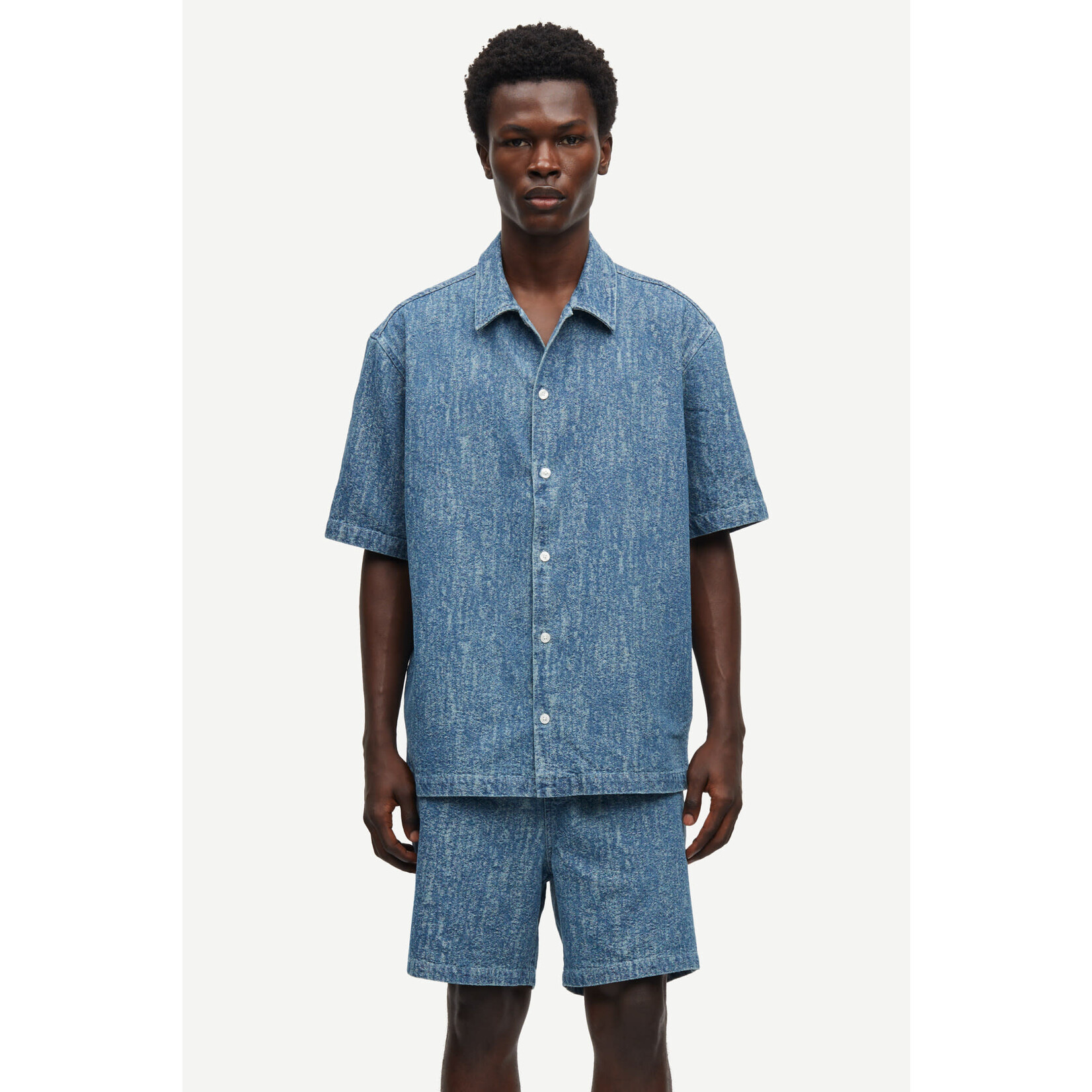 Samsoe & Samsoe Samsoe Samsoe Saayo X Shirt Washed Denim
