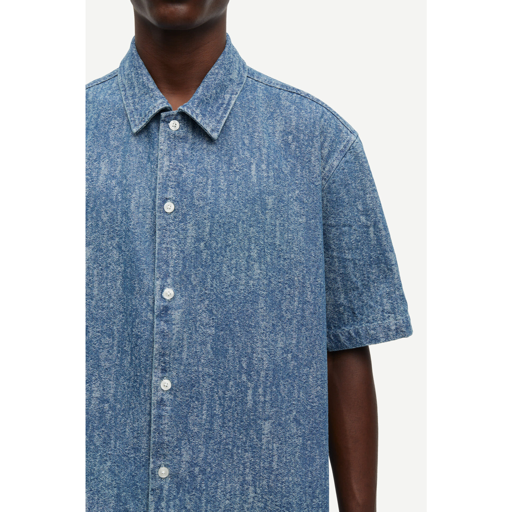 Samsoe & Samsoe Samsoe Samsoe Saayo X Shirt Washed Denim