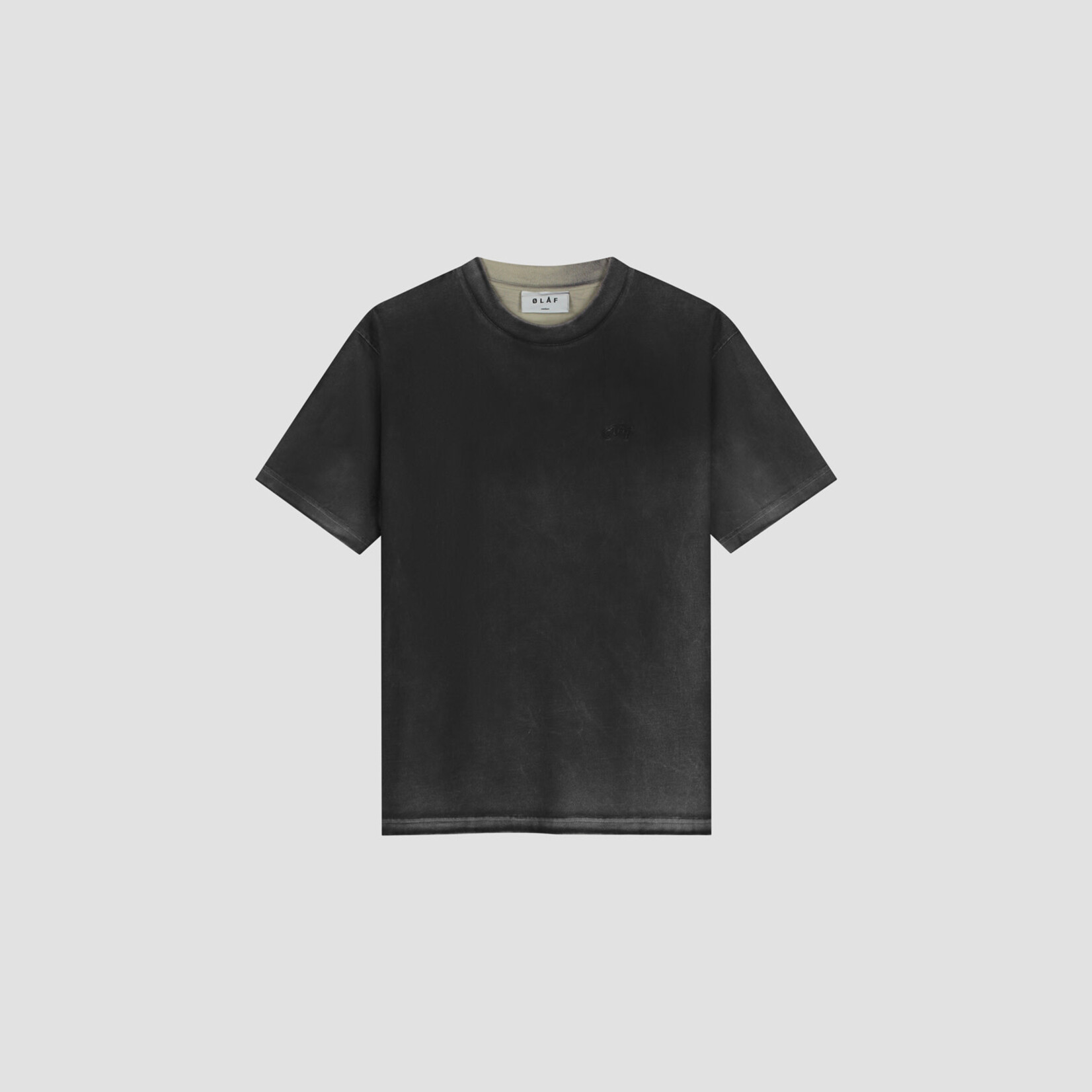 Olaf Hussein Olaf Pigment Spray Tee Charcoal