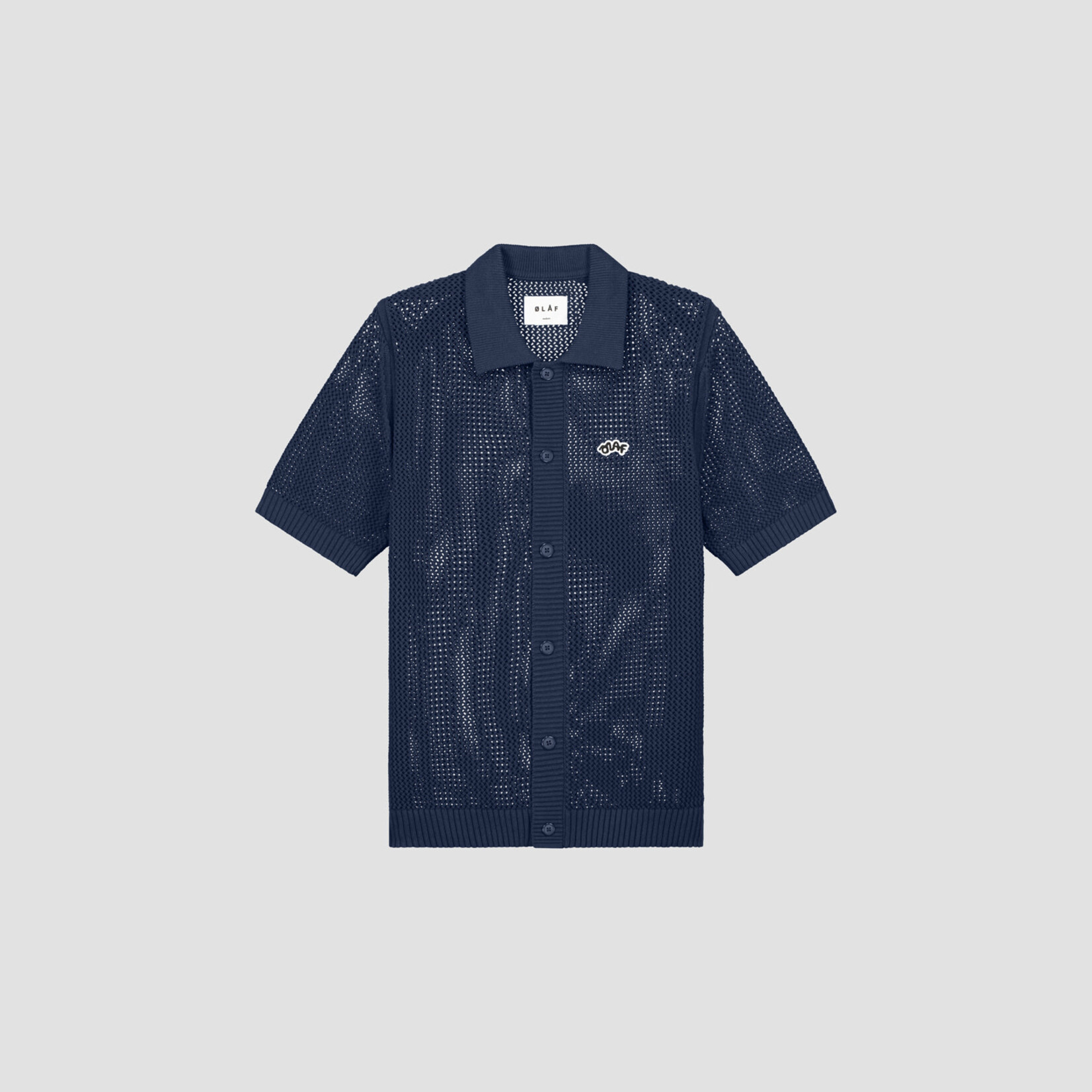 Olaf Hussein Olaf Knit Polo Navy