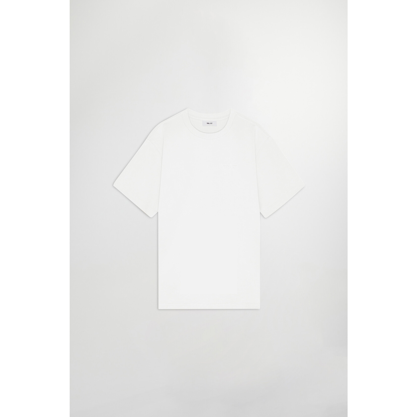 NN07 Nn07 Nat SS Logo Tee 3457 White