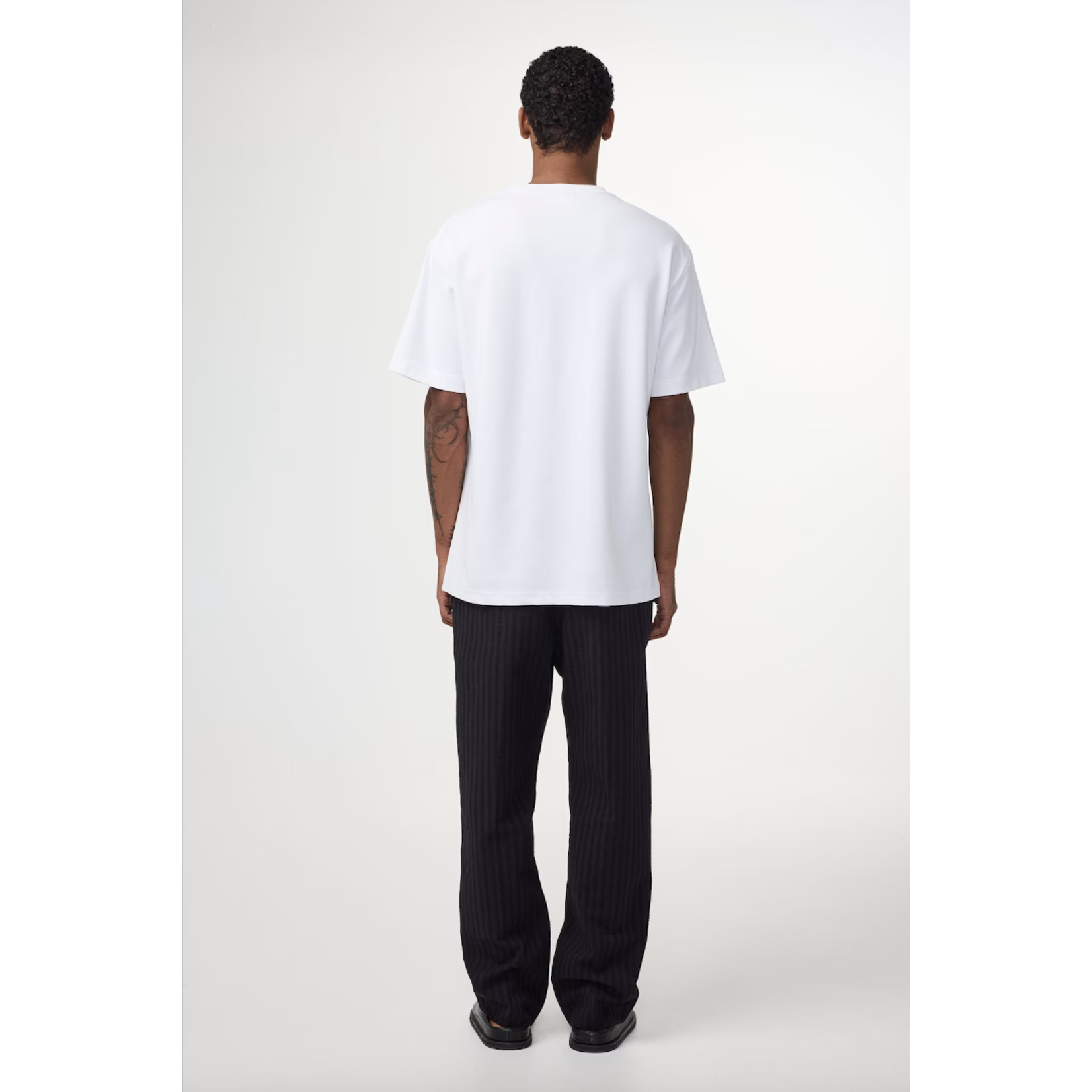 NN07 Nn07 Nat SS Logo Tee 3457 White