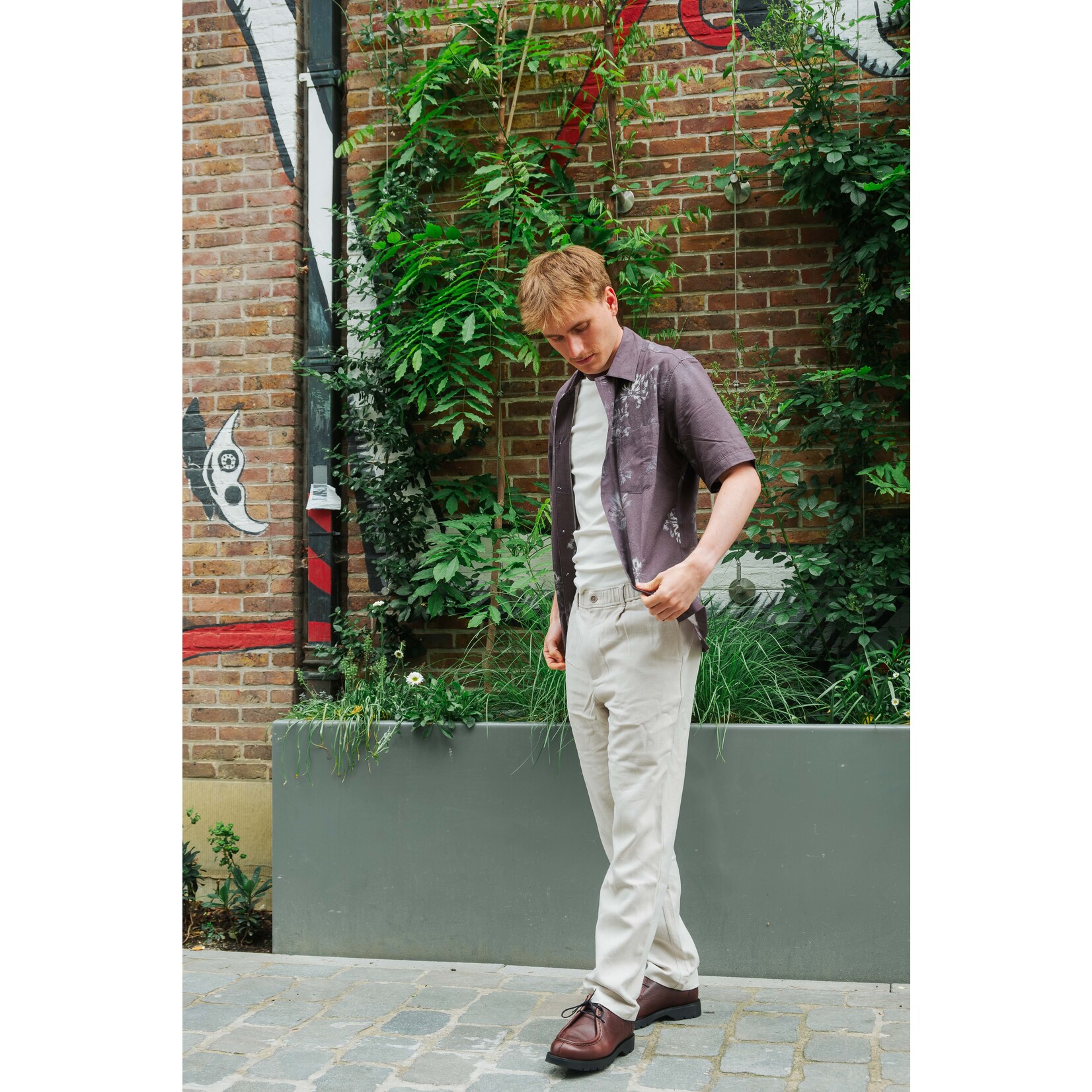 Samsoe & Samsoe Samsoe Samsoe Saayo P shirt fleur raisin
