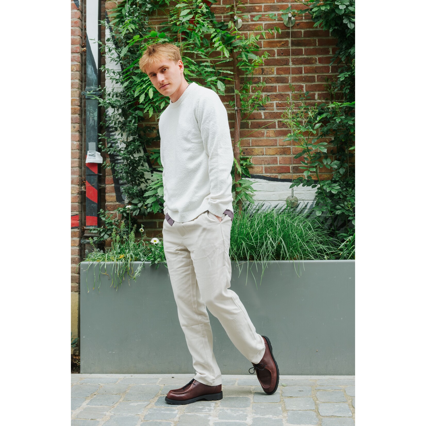 Samsoe & Samsoe Samsoe Samsoe Sanino sweater clear cream