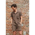 Aveny Aveny Melrose polo waffel walnut