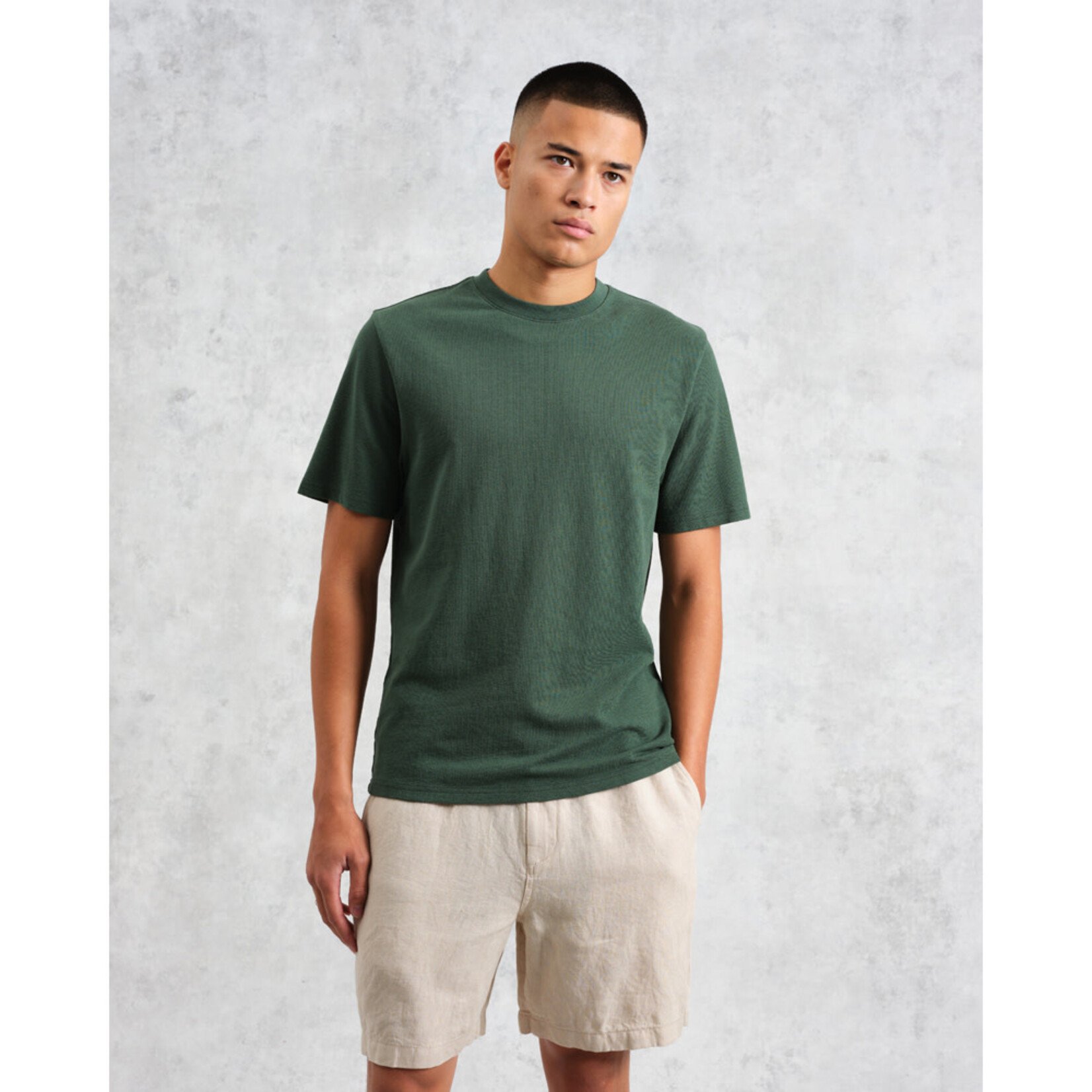 Wax London Wax London Dean SS T-shirt dark green