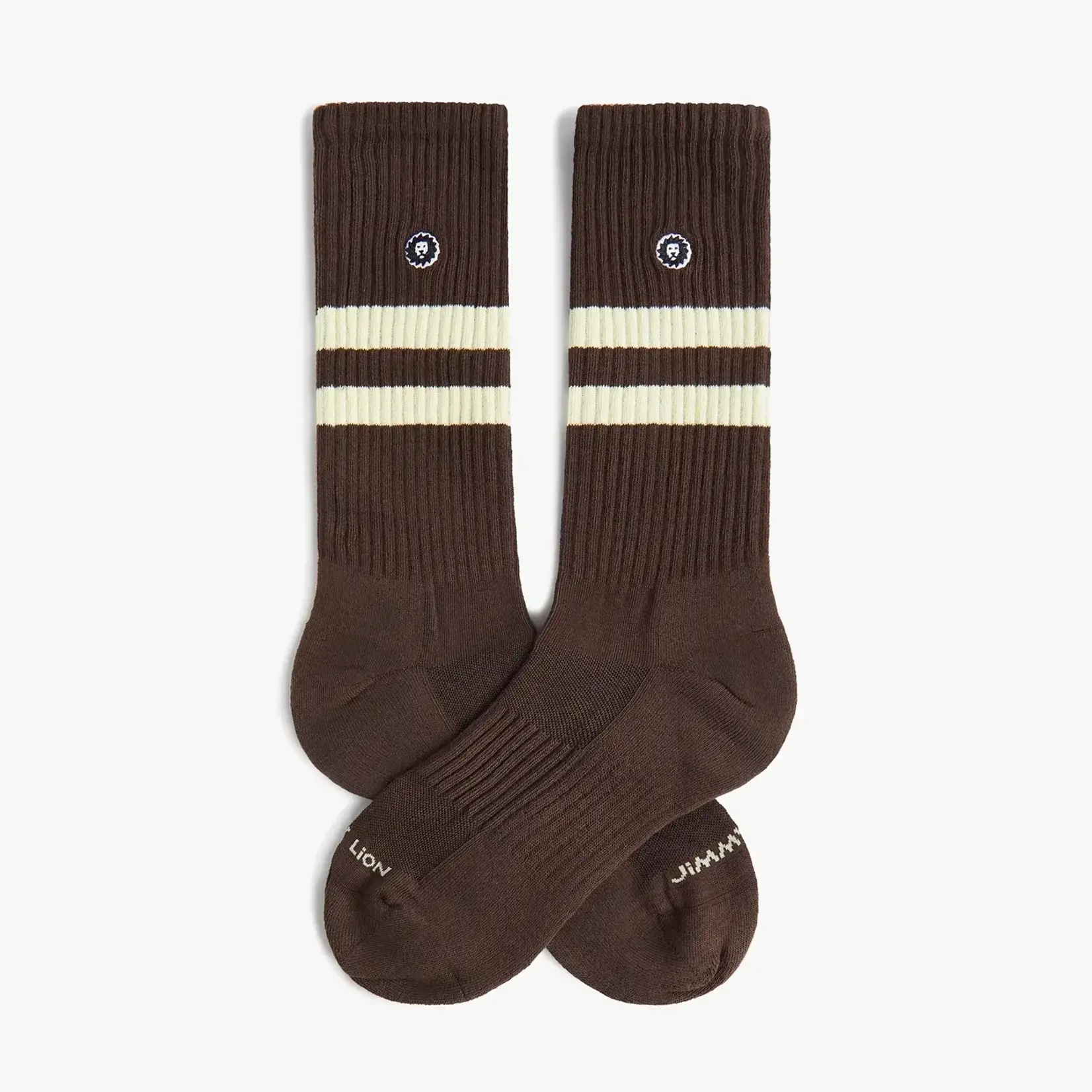 Jimmy Lion JL Athletic Essentials Stripes Espresso brown