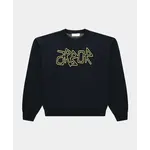 Arbor Antwerp Arbor Yellow logo knit navy