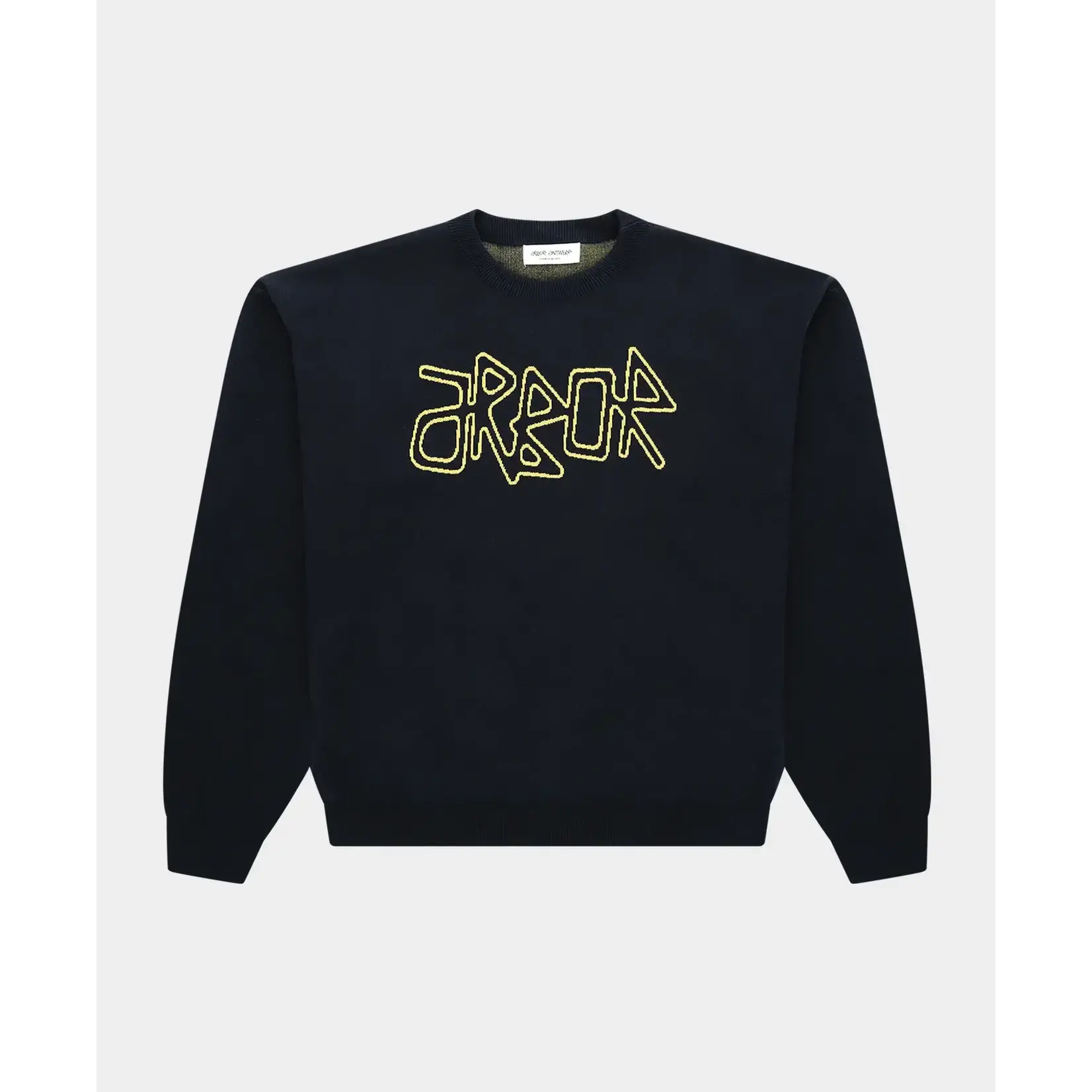 Arbor Antwerp Arbor Yellow logo knit navy