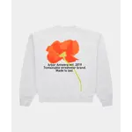 Arbor Antwerp Arbor Orange poppy crewneck grey