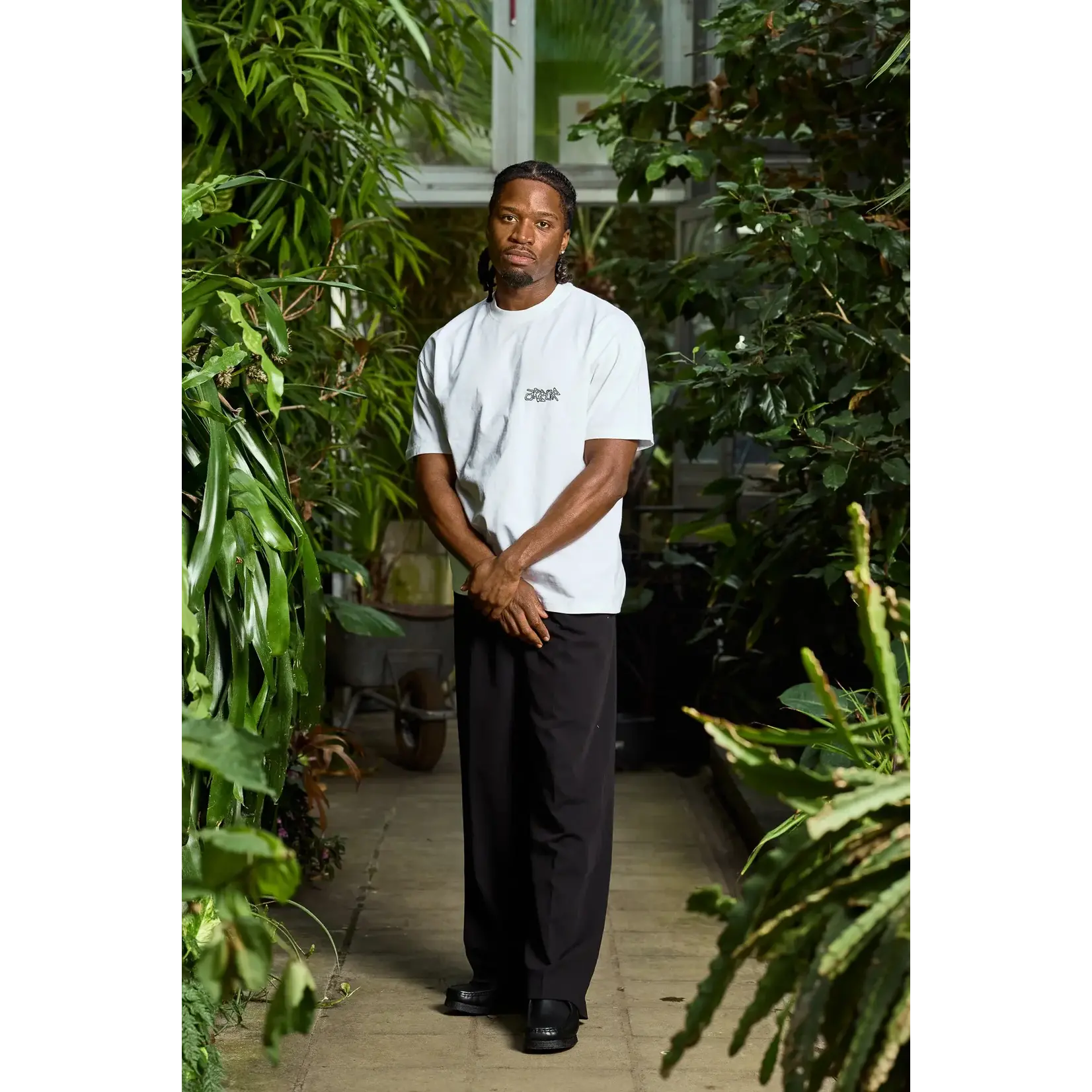 Arbor Antwerp Arbor Orange poppy shirt white