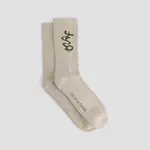 Olaf Hussein Olaf Signature logo socks cement