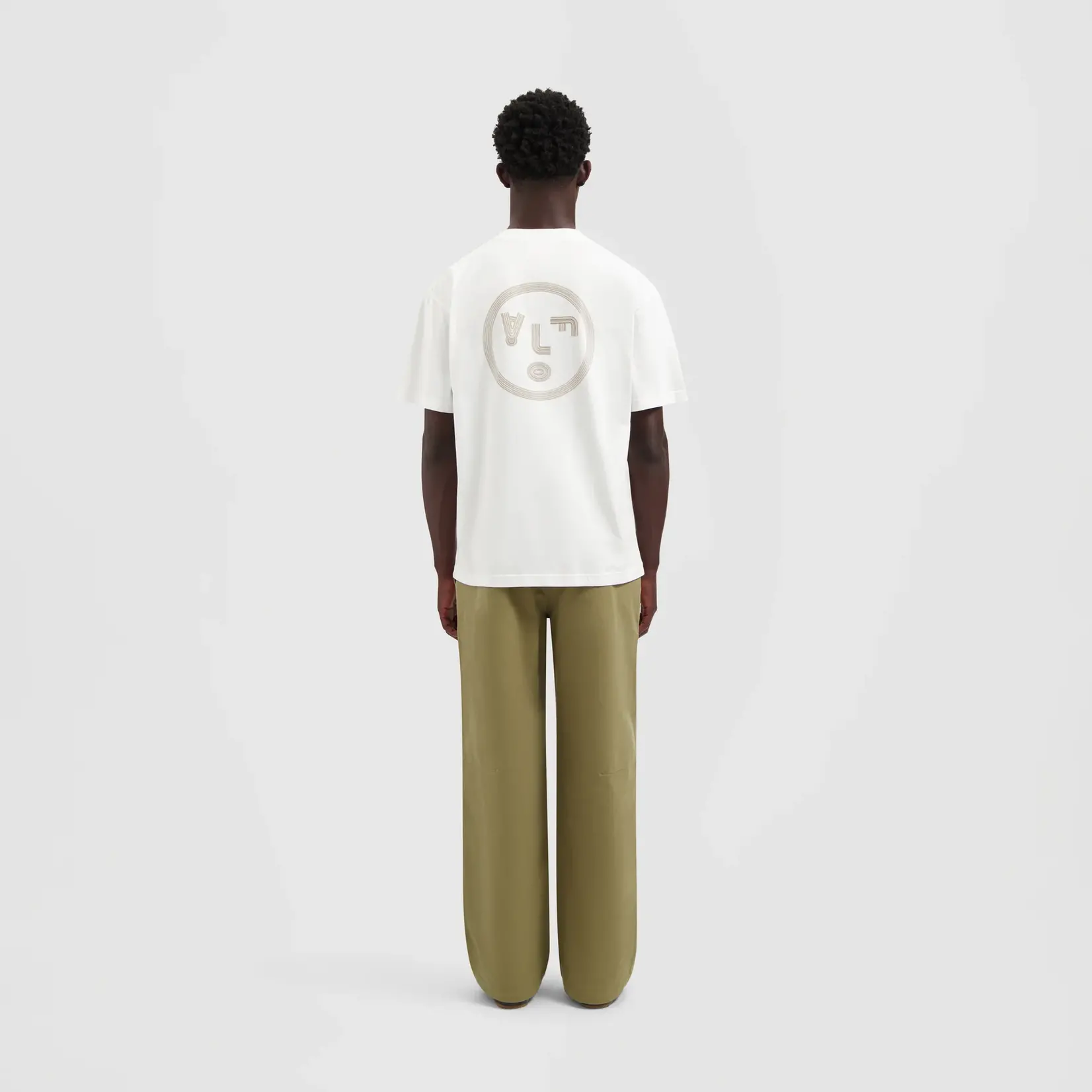 Olaf Hussein Olaf Lined Face Tee optical white