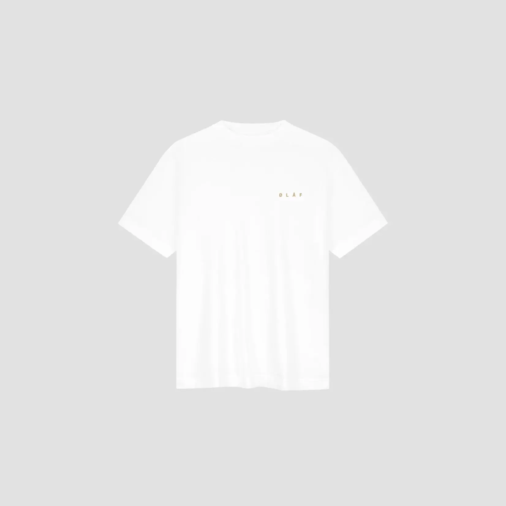 Olaf Hussein Olaf Lined Face Tee optical white