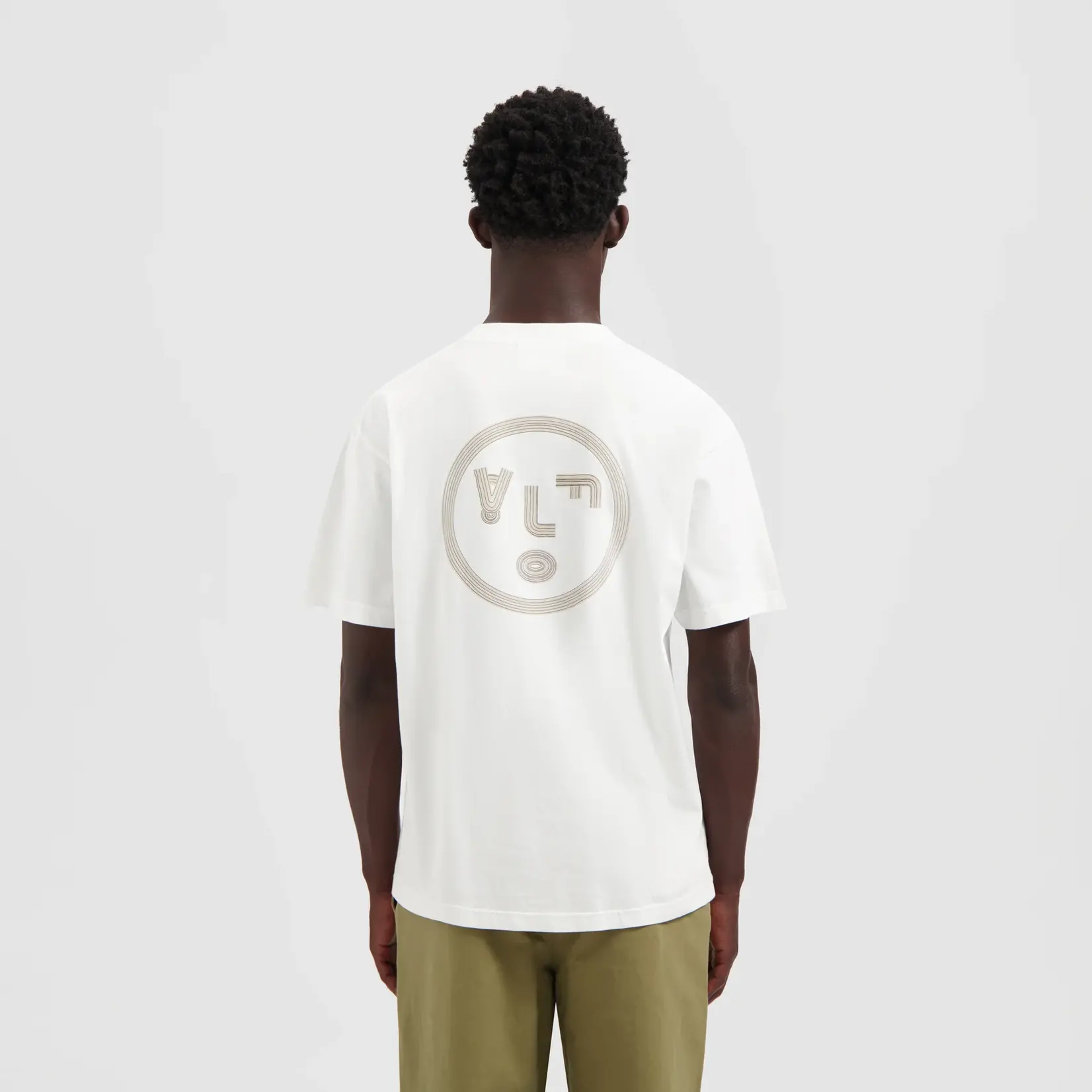 Olaf Hussein Olaf Lined Face Tee optical white