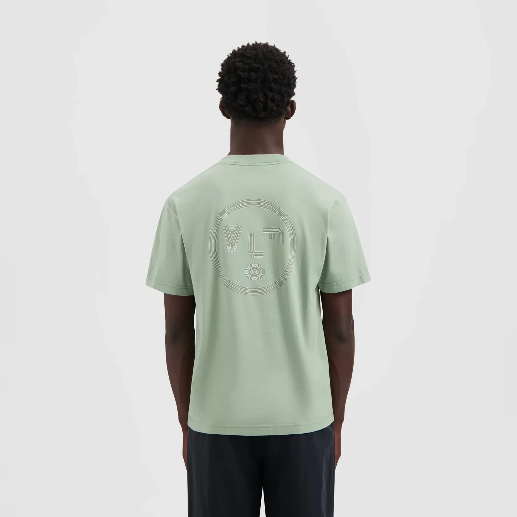 Olaf Hussein Olaf Lined Face Tee green milieu