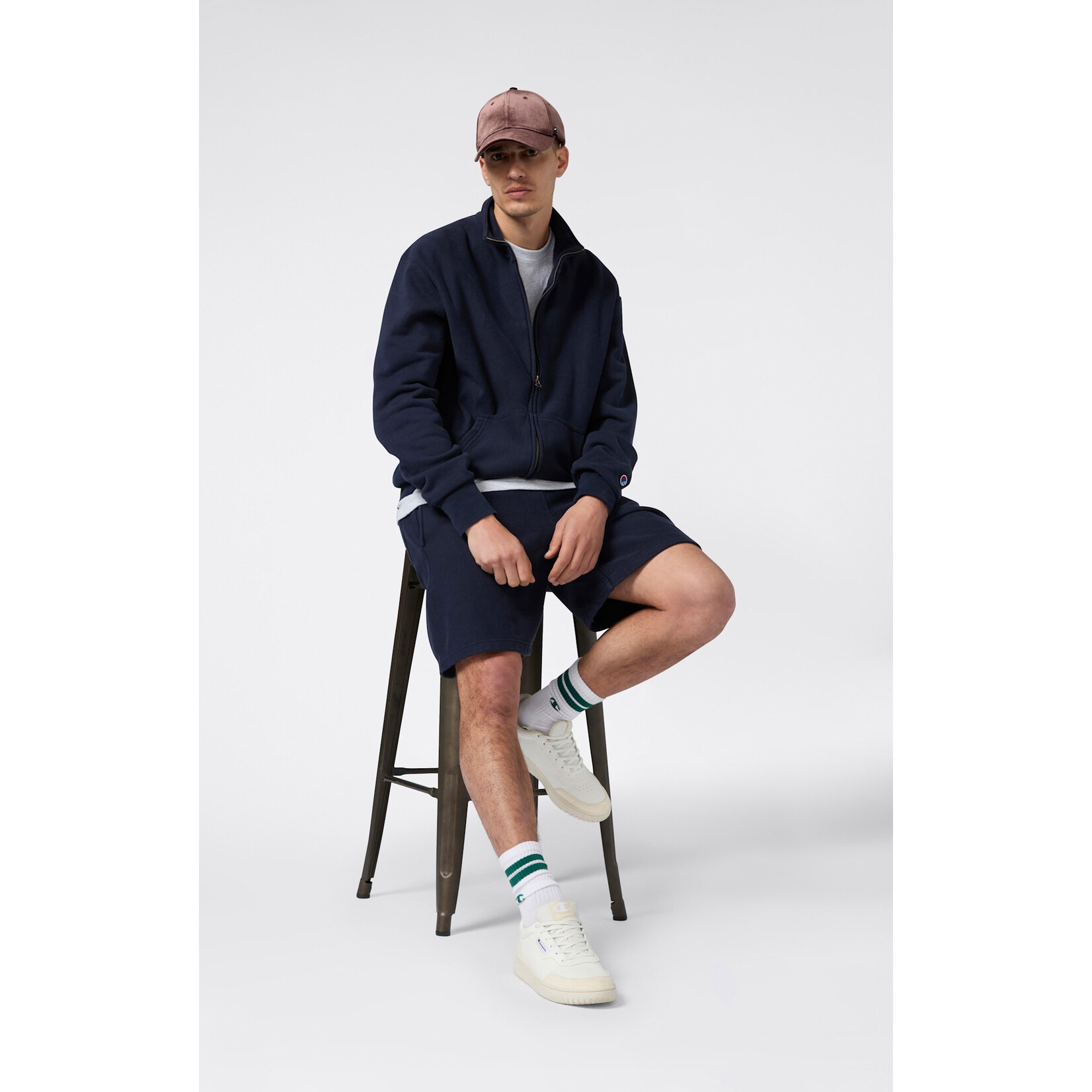 Champion Champion 221170 Full zip sweatshirt dark navy