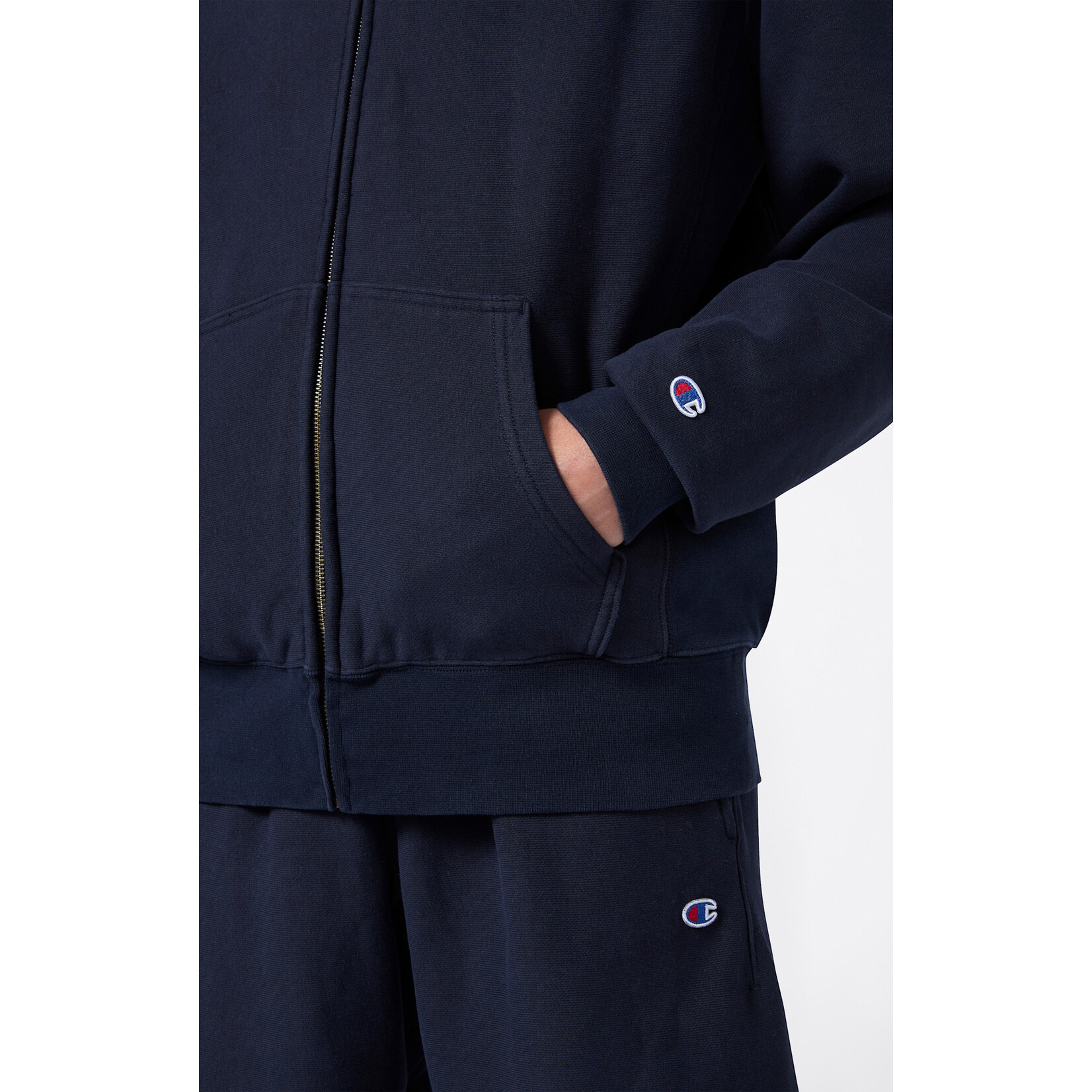 Champion Champion 221170 Full zip sweatshirt dark navy