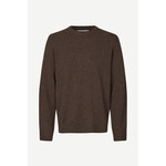 Samsoe & Samsoe Samsoe Samsoe Isak Knit sweater Turkish coffee
