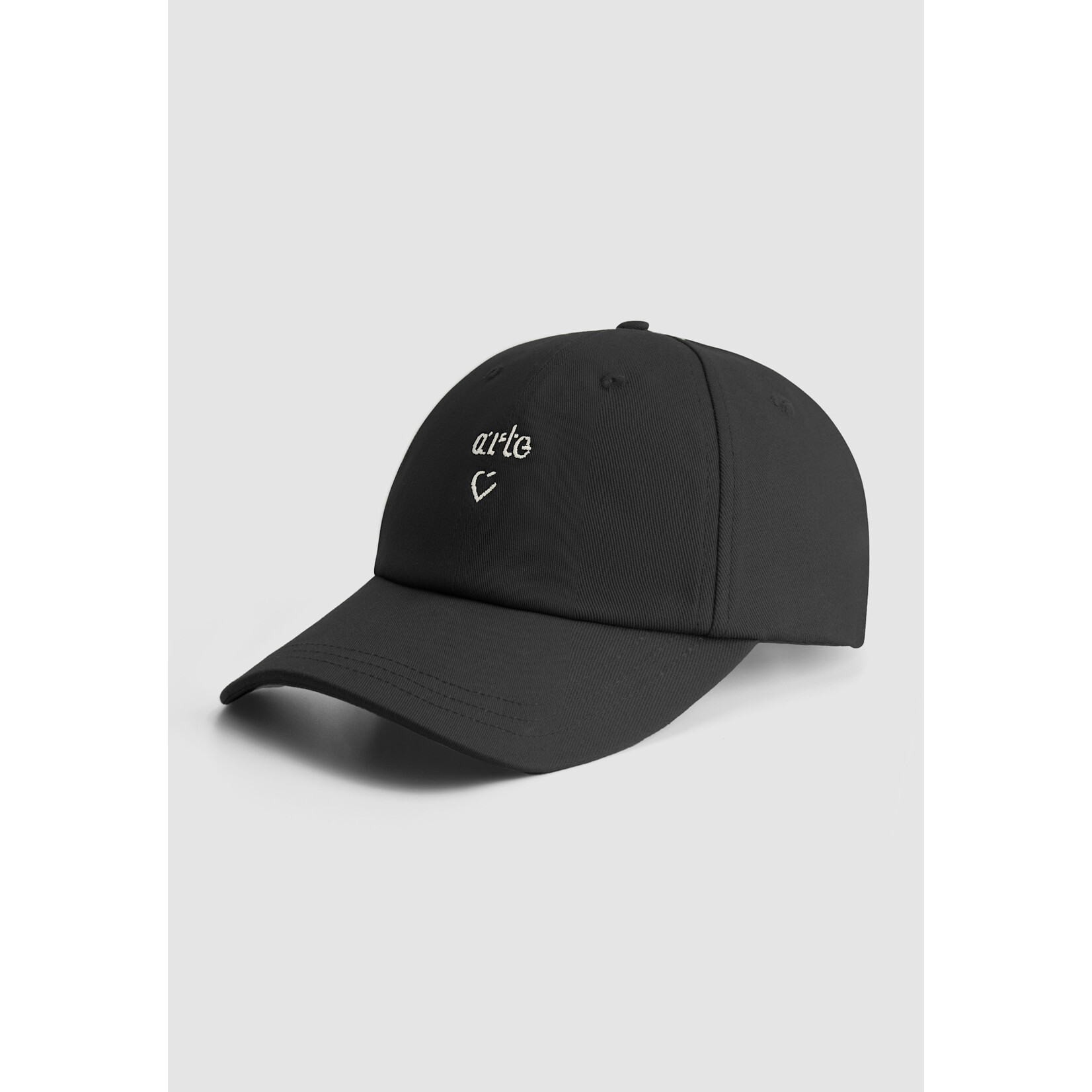 Arte Arte Heart logo cap aw25 black