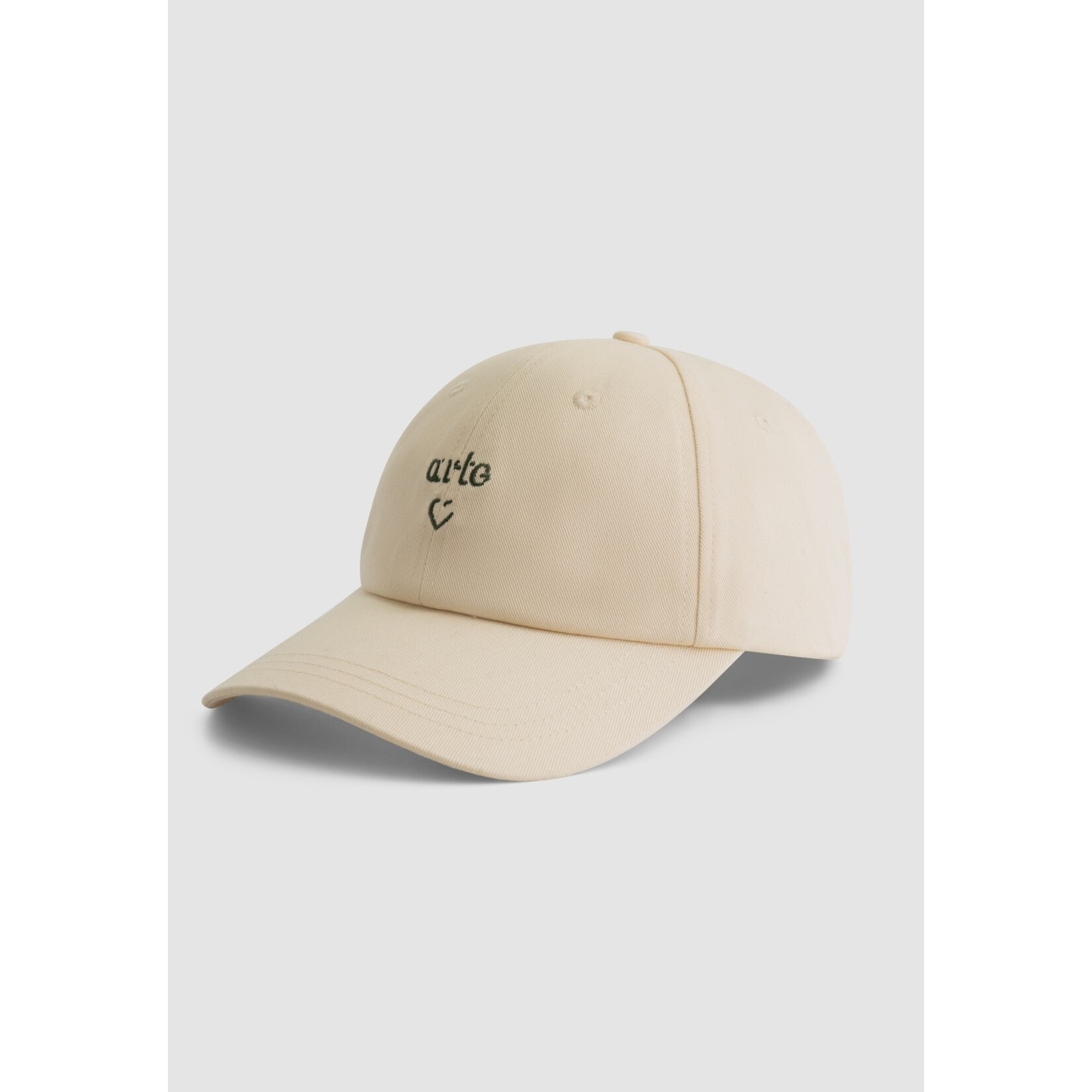 Arte Arte Heart logo cap aw25 cream