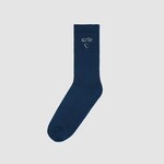 Arte Arte Heart logo socks aw25 navy