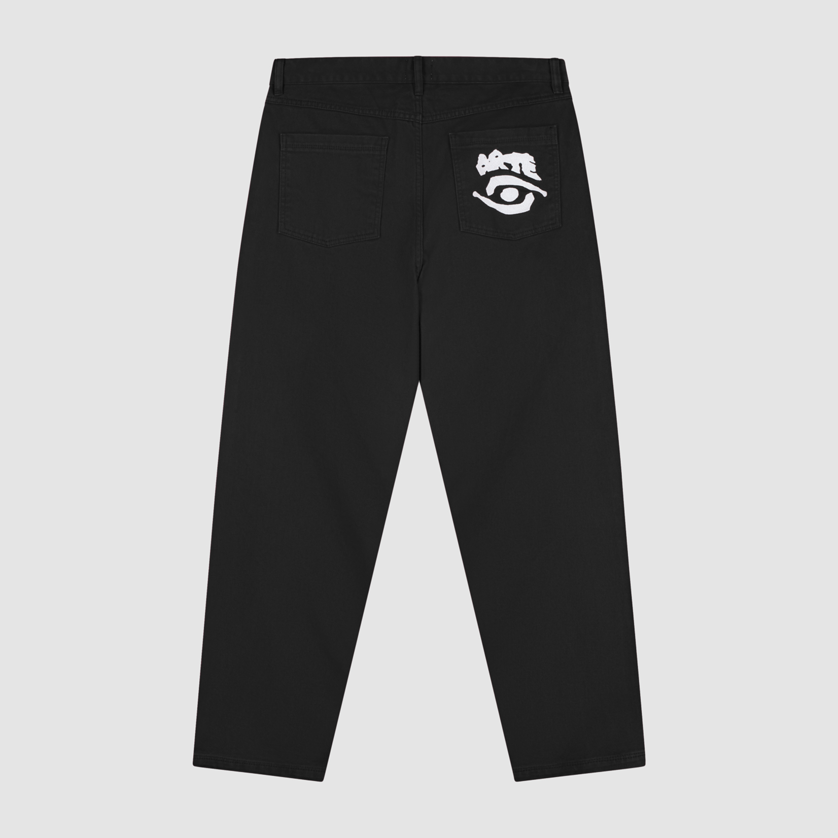 Arte Arte Back Pocket graphic pants aw25 black