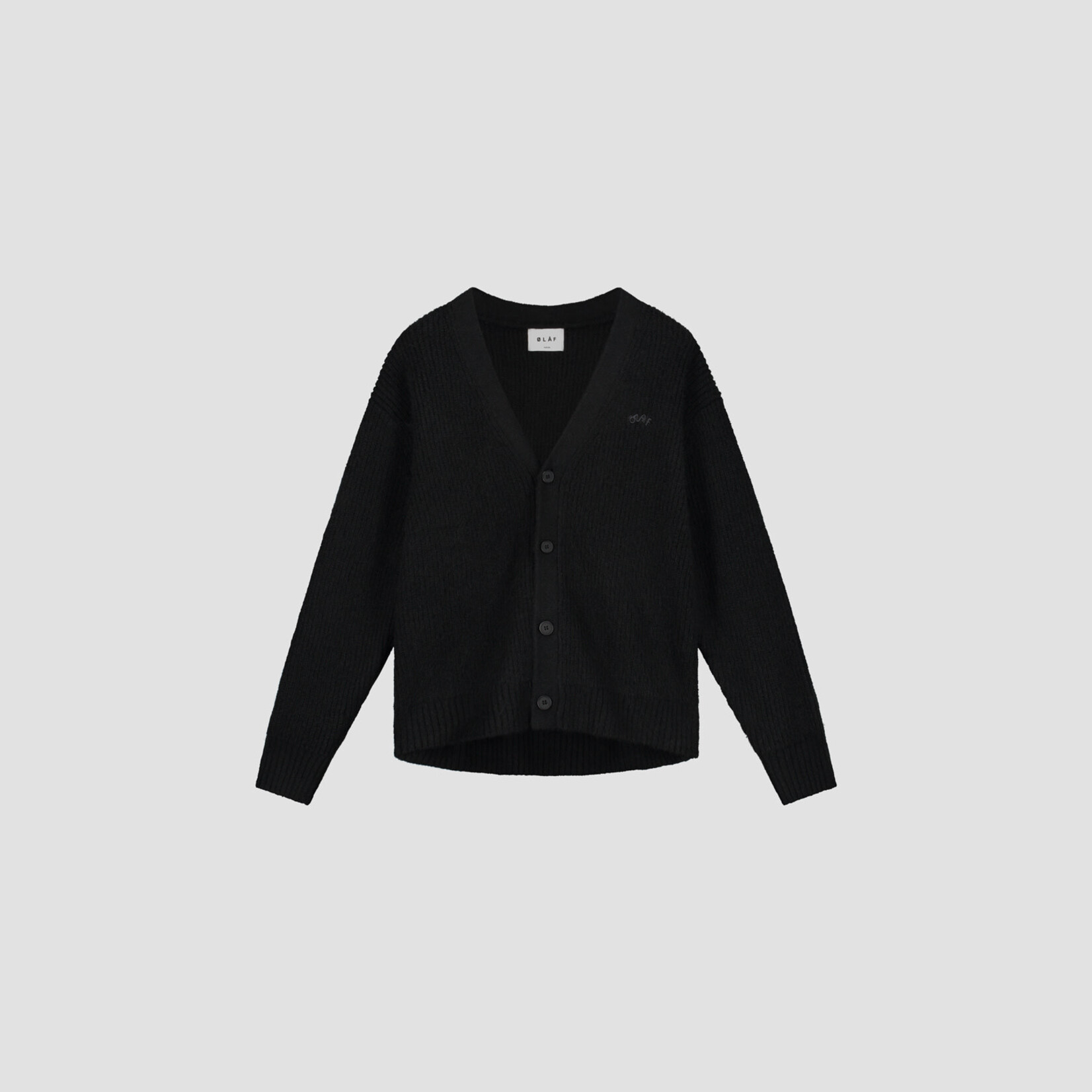 Olaf Hussein Olaf Signature knitted cardigan black