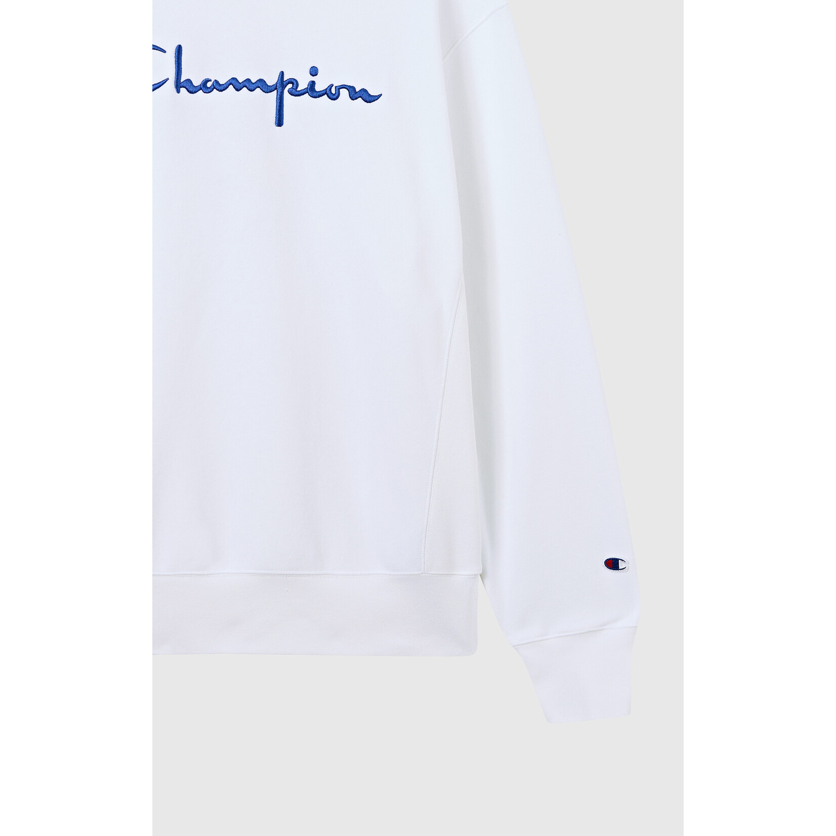 Champion Champion 221338 Crewneck logo sweatshirt white