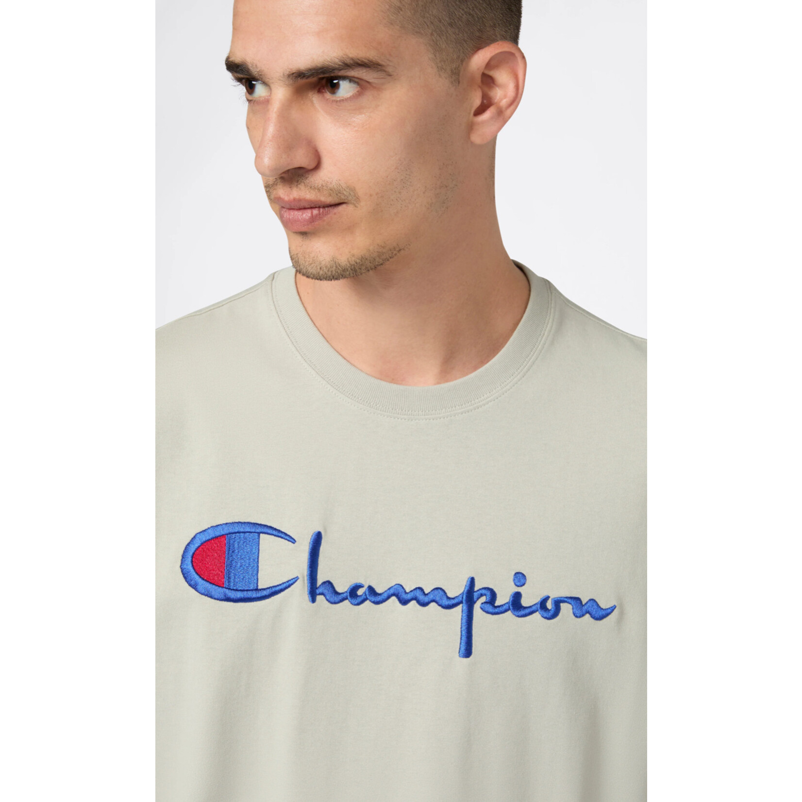 Champion Champion 221339 ss logo Tee cement