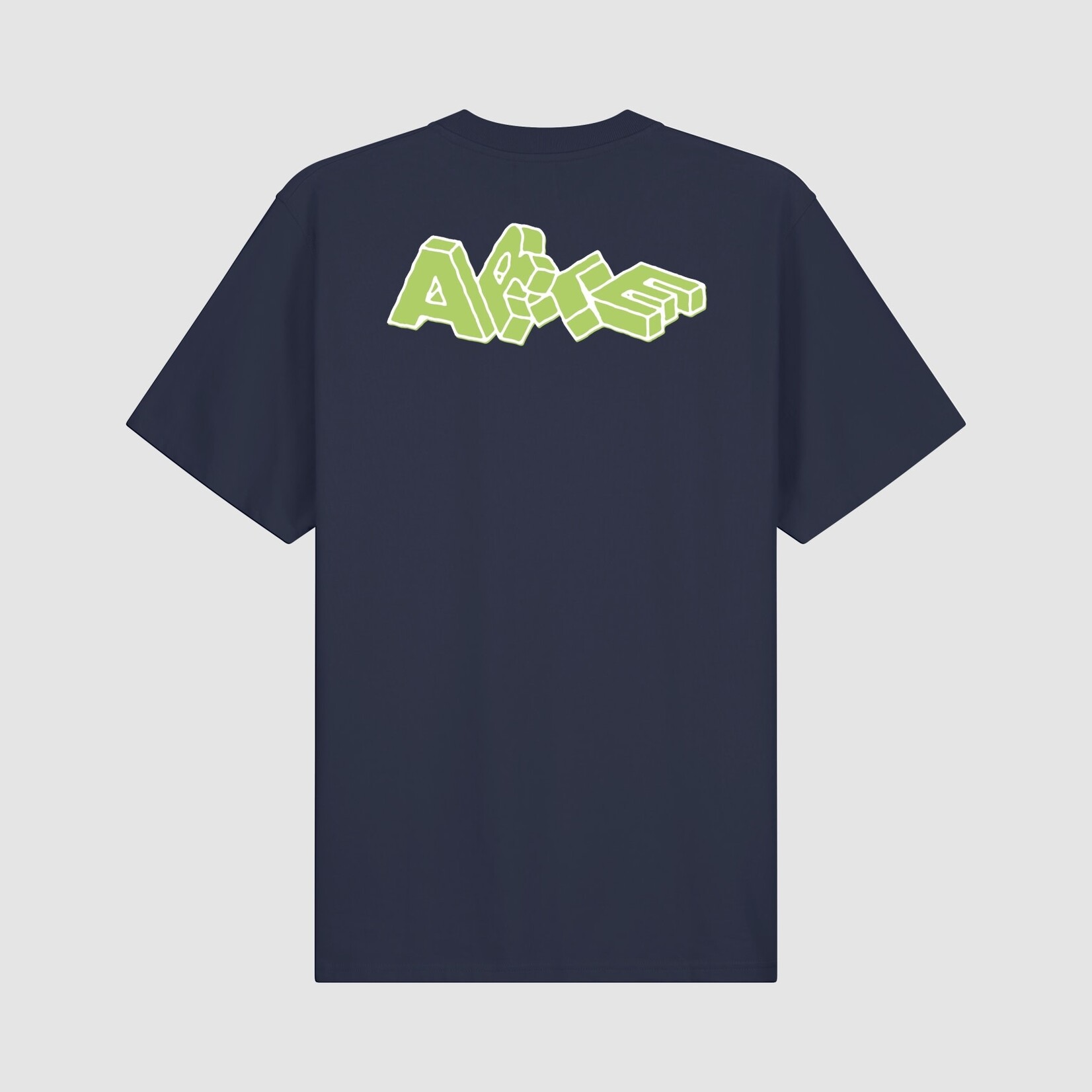Arte Arte Blocks Print T-shirt navy