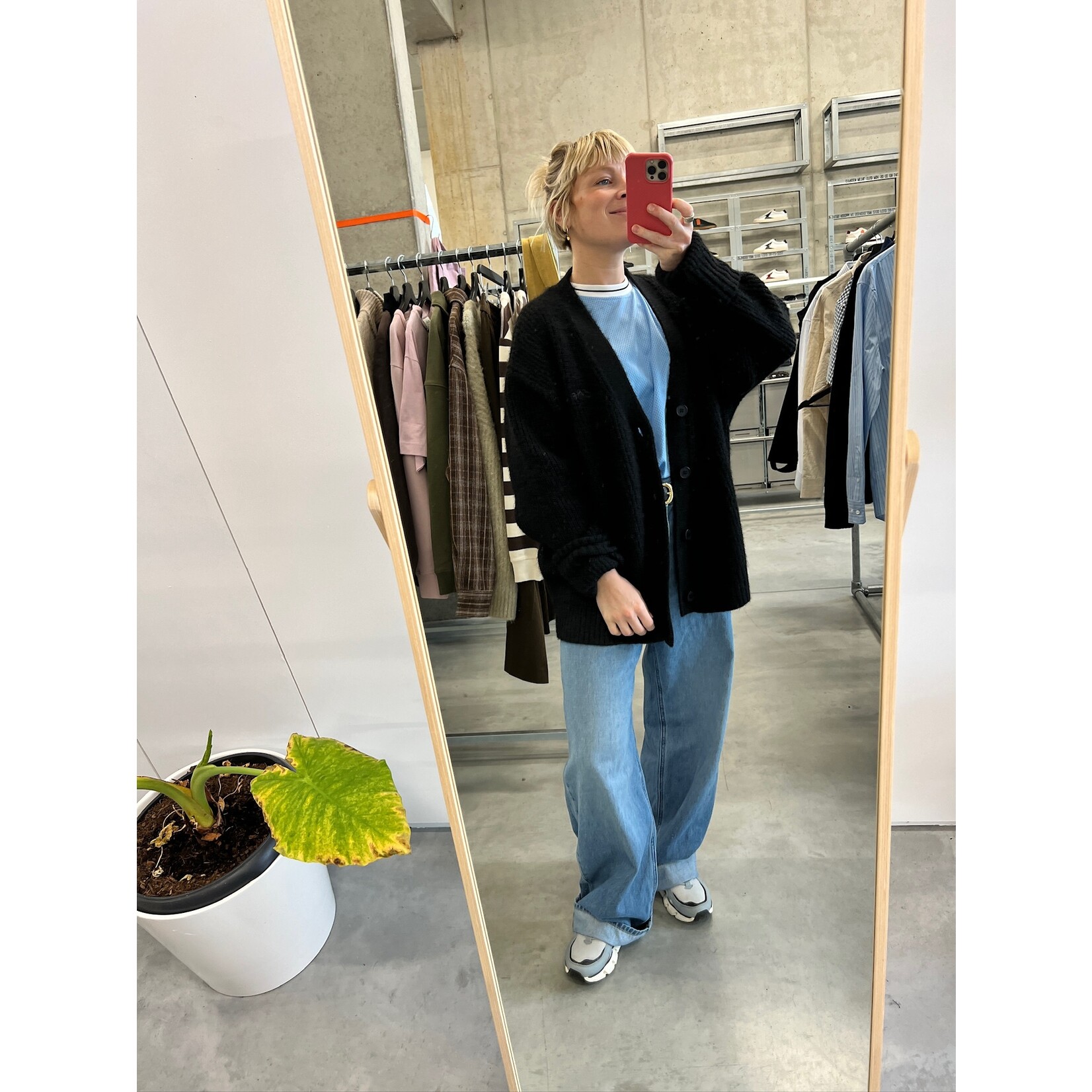 Olaf Hussein Olaf Signature knitted cardigan black