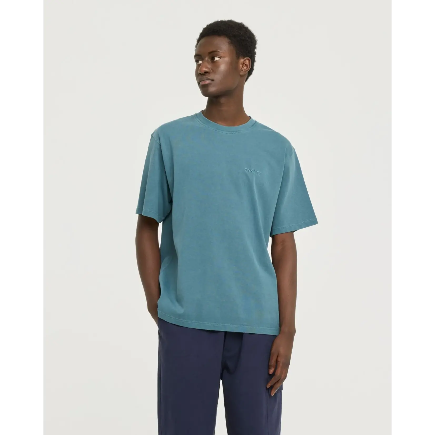 Castart Castart Stonewashed Tee dark green