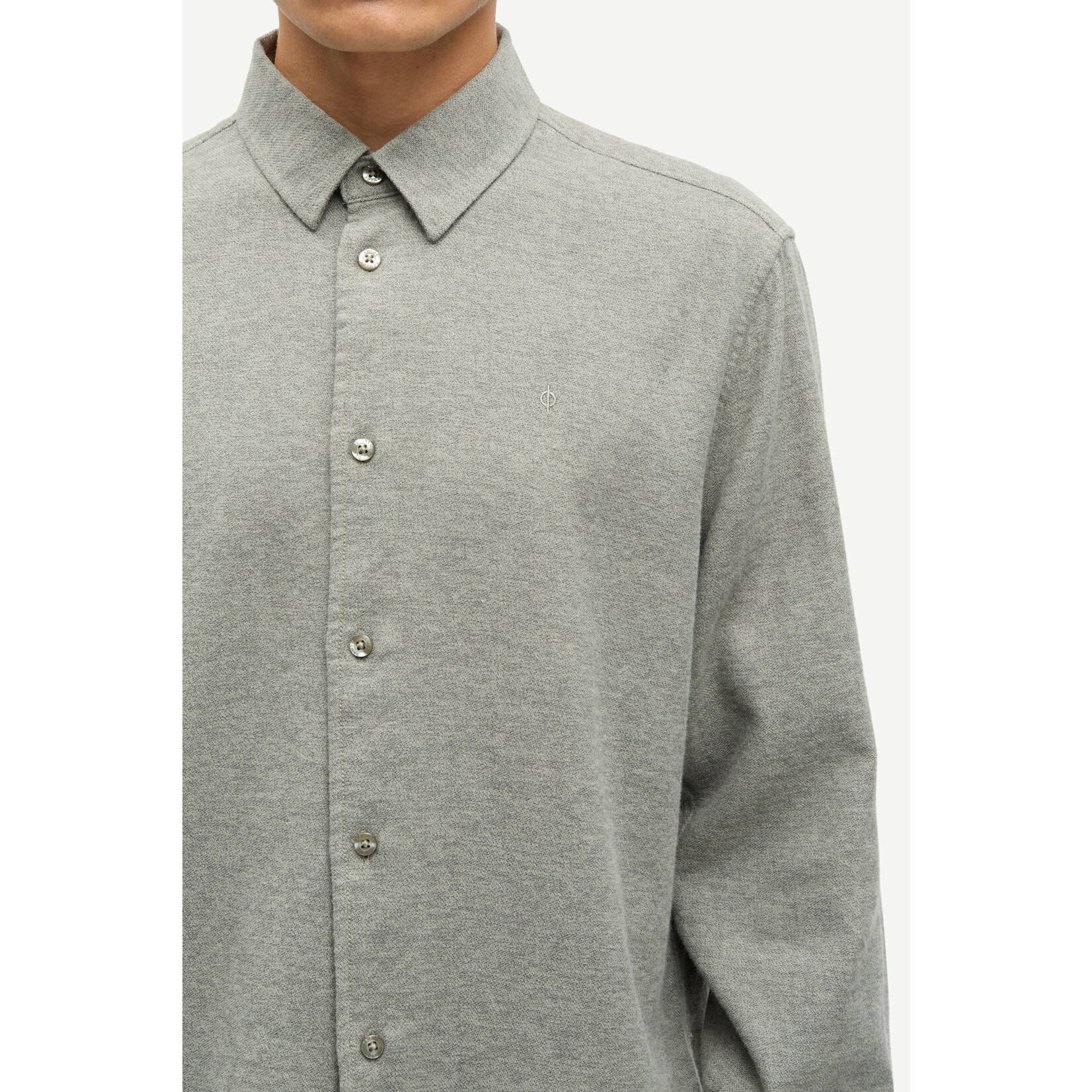 Samsoe & Samsoe Samsoe Samsoe Liam NX Shirt Elephant Skin