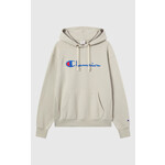 Champion 221337 Hooded logo sweatshirt cement