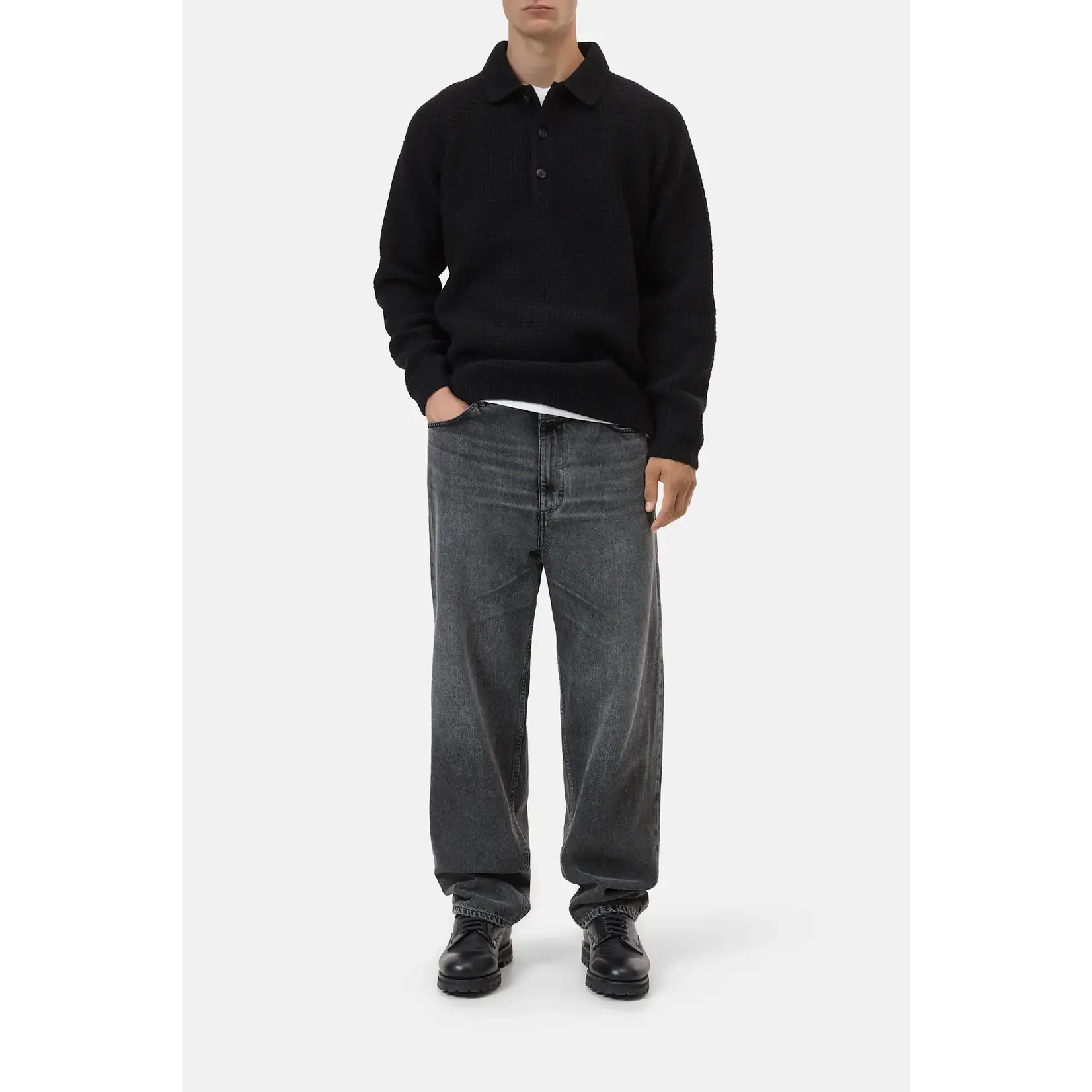 Closed Closed Knitted Polo Black
