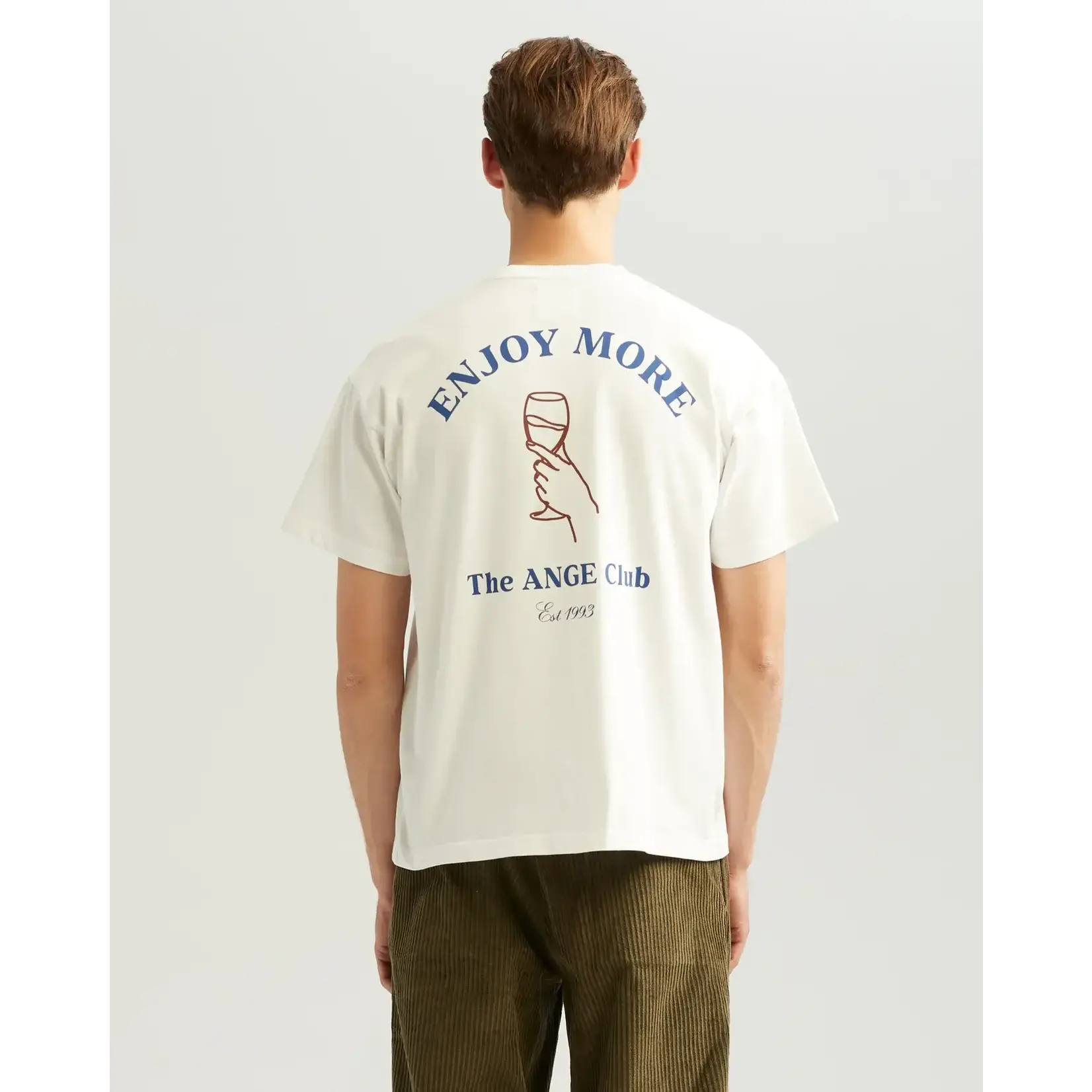 Ange Projects Ange Projects Enjoy More Tee White