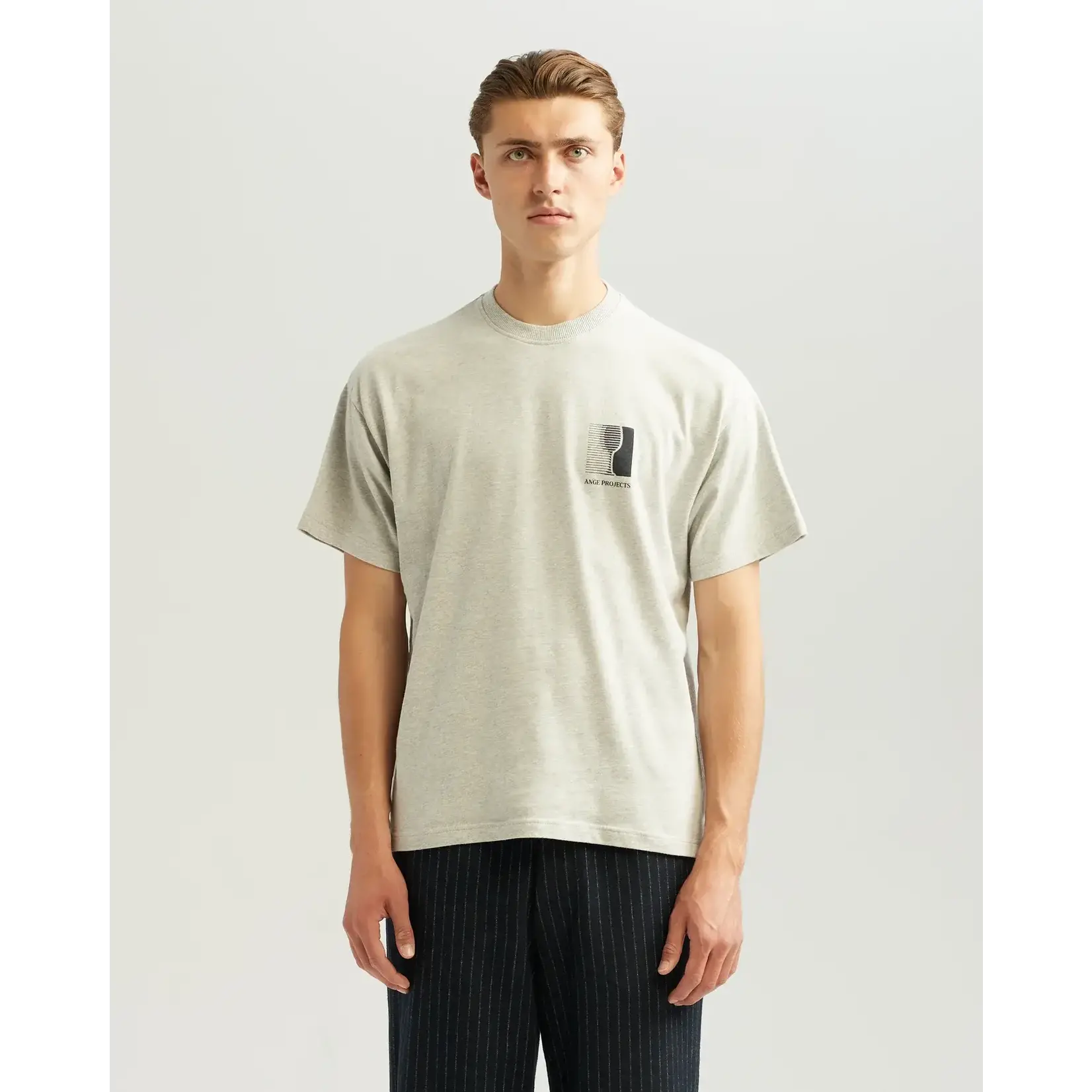 Ange Projects Ange Projects Retro Wine Tee Grey