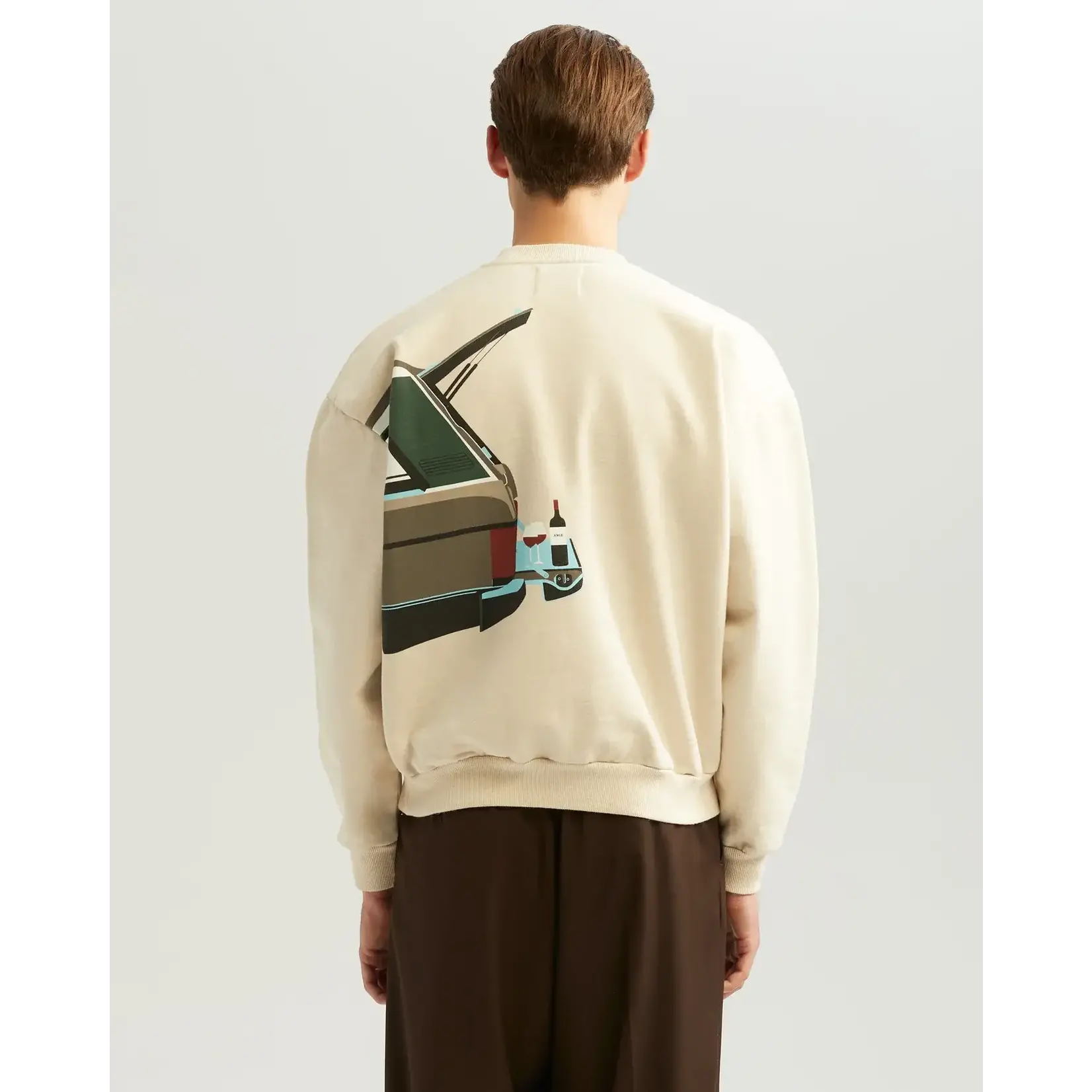 Ange Projects Ange Projects Wine Drive Sweater Oatmeal