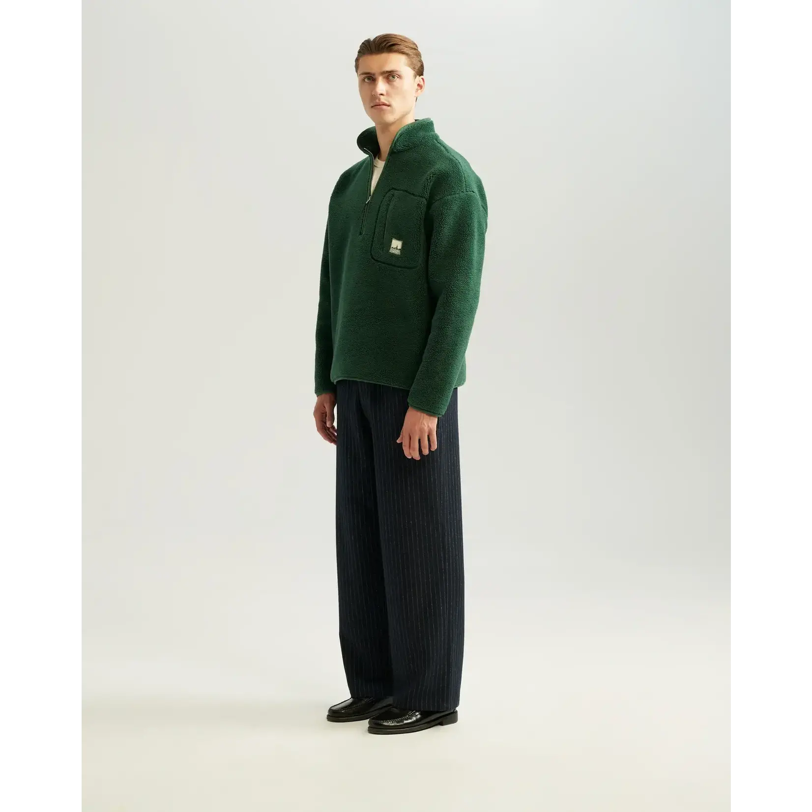 Ange Projects Ange Projects Fleece Half-Zip Green