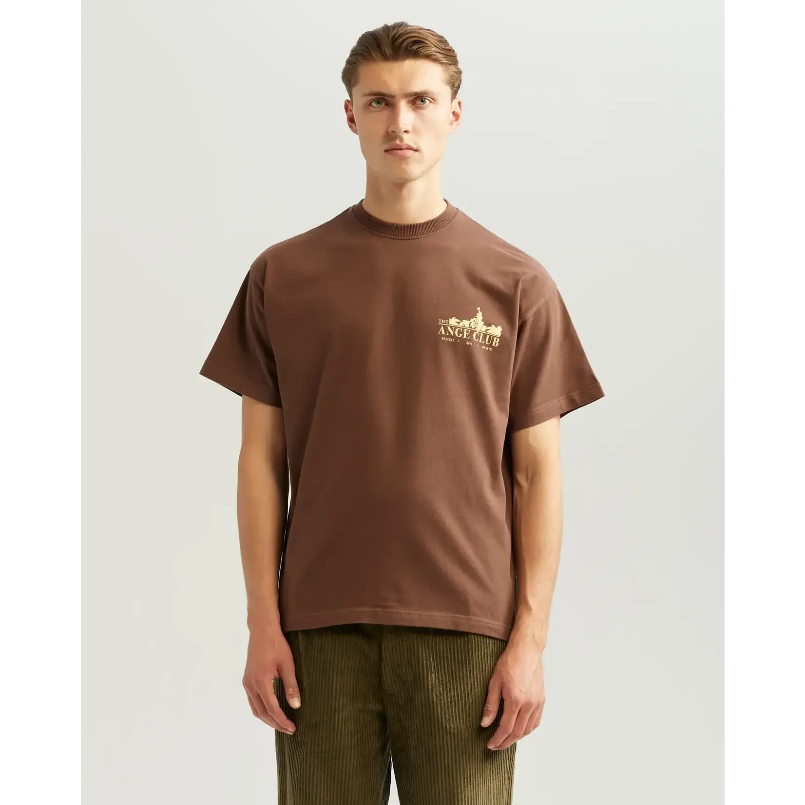 Ange Projects Ange Projects Club Tee Brown